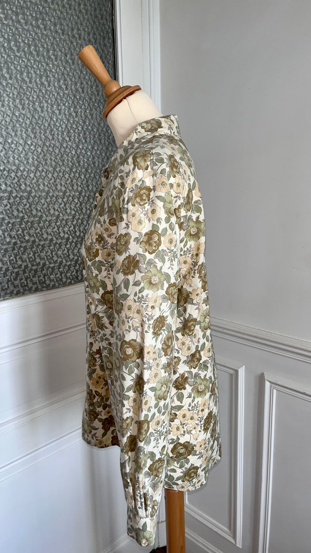 Chemisier flanelle vintage . Du 38 au 44