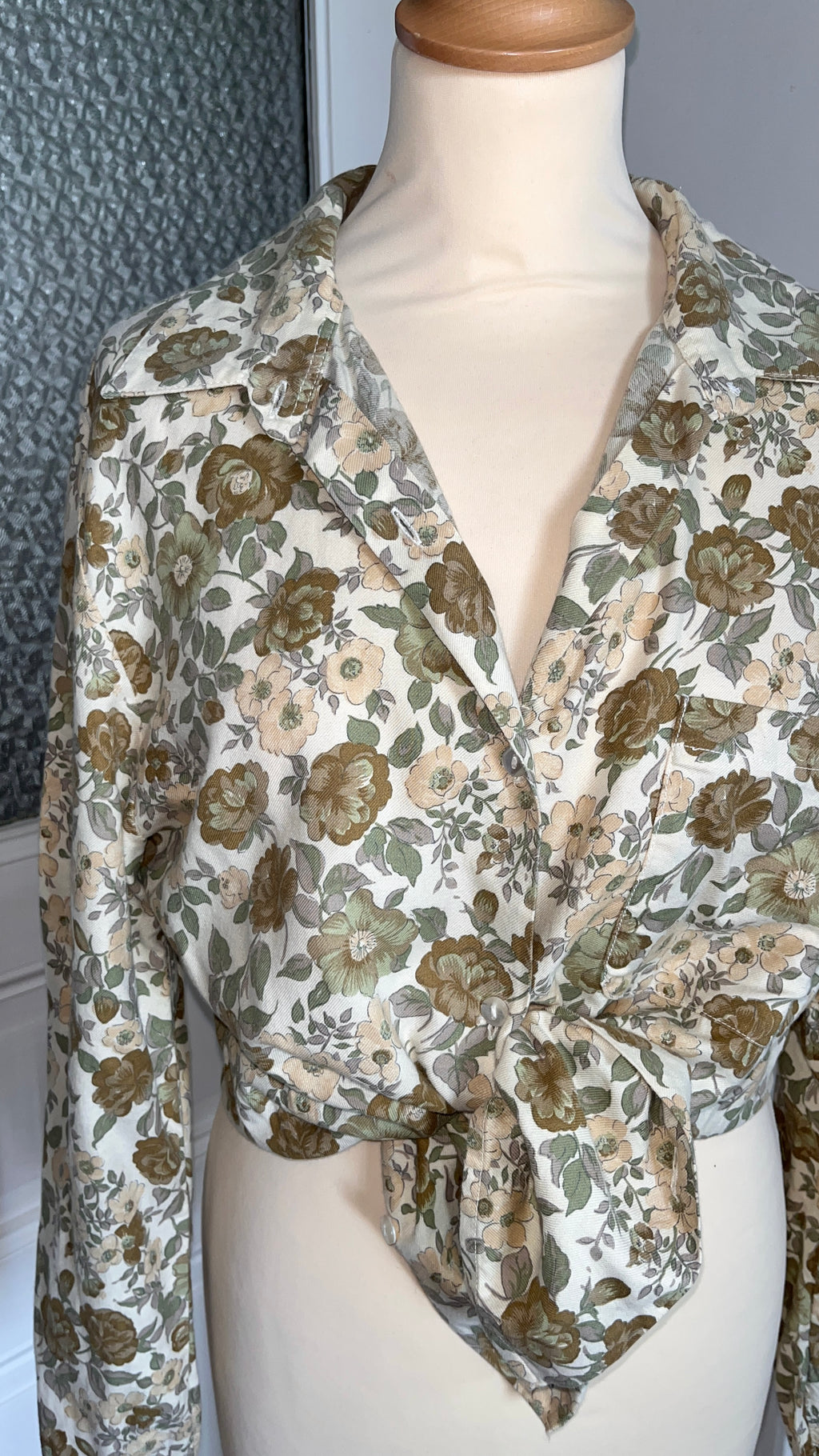 Chemisier flanelle vintage . Du 38 au 44