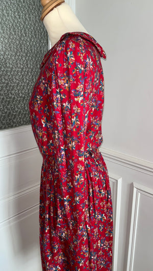 Robe à fleurs vintage . Taille 38