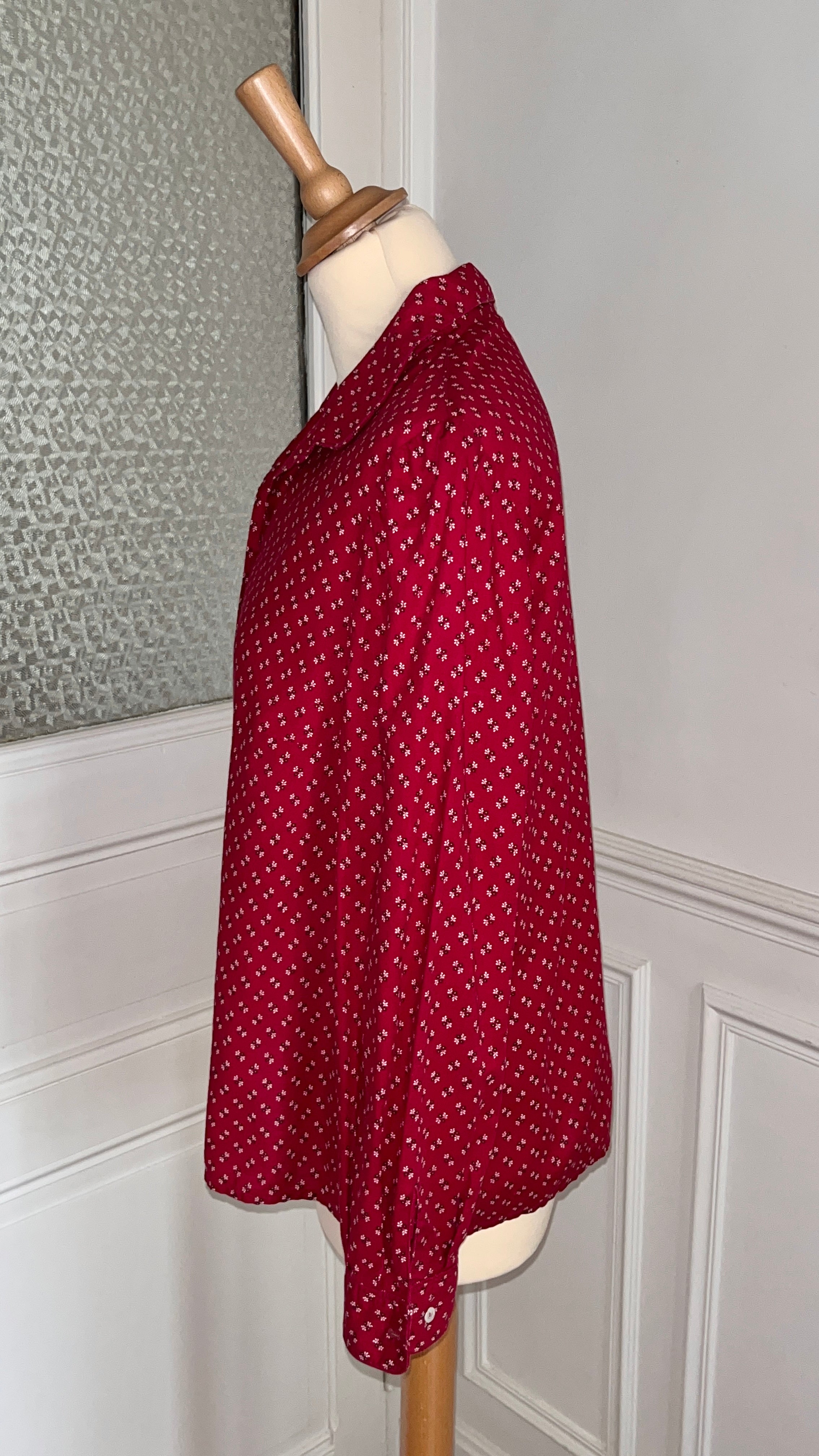 Chemisier coton vintage - Du 38 au 42