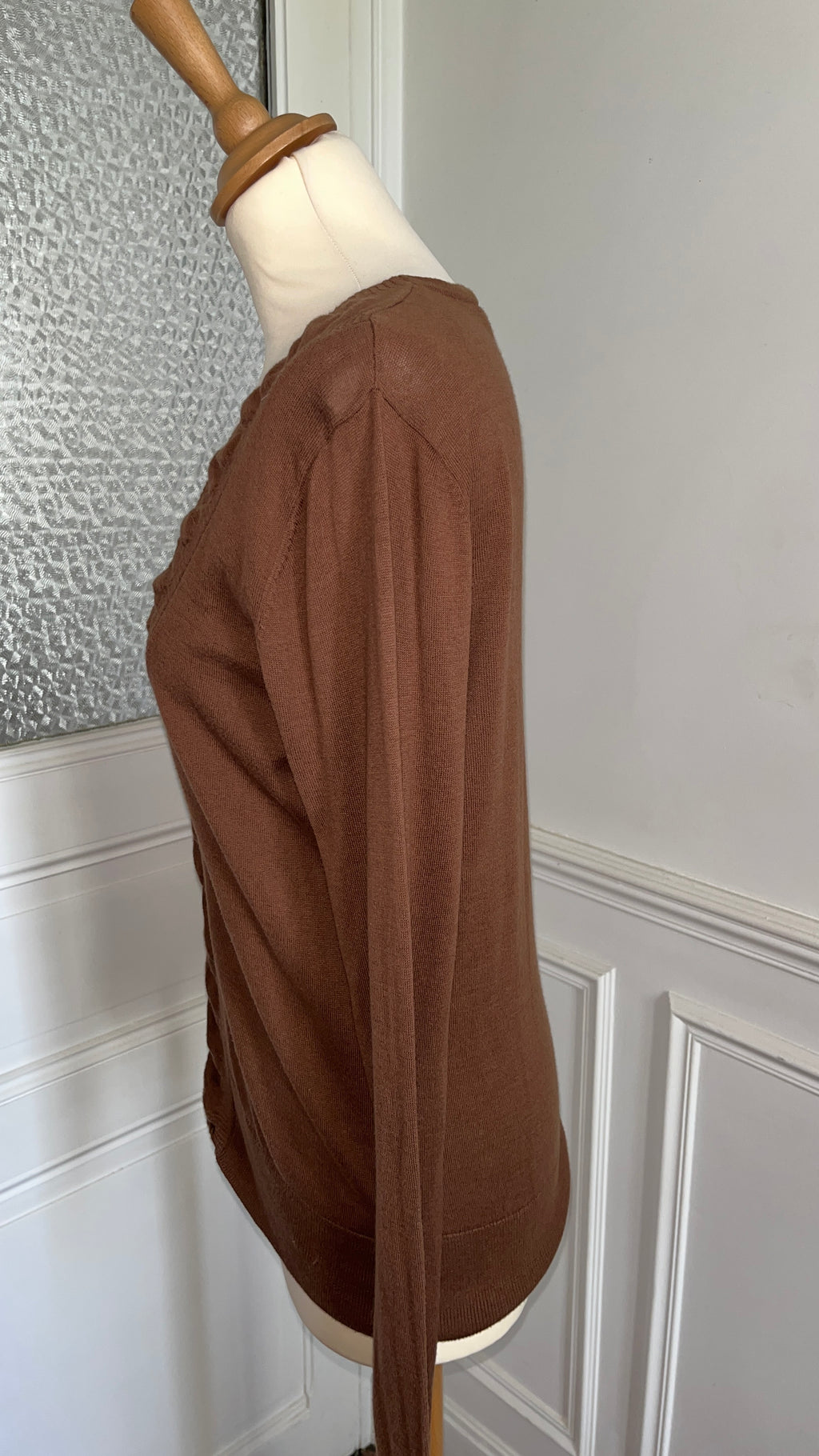 Cardigan chocolat - Du 38 au 42