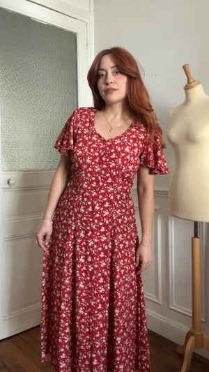 Robe longue fleurs - Taille 40