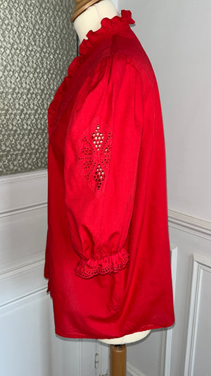 Chemisier broderie anglaise - Du 38 au 44