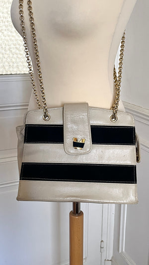 Sac bandoulière rayures