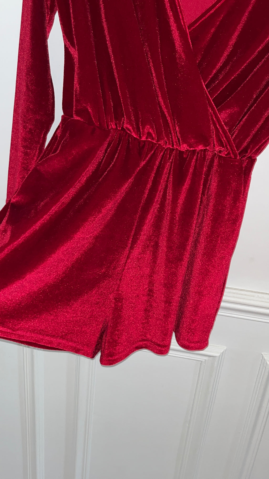 Combishort velours - Du 36 au 40