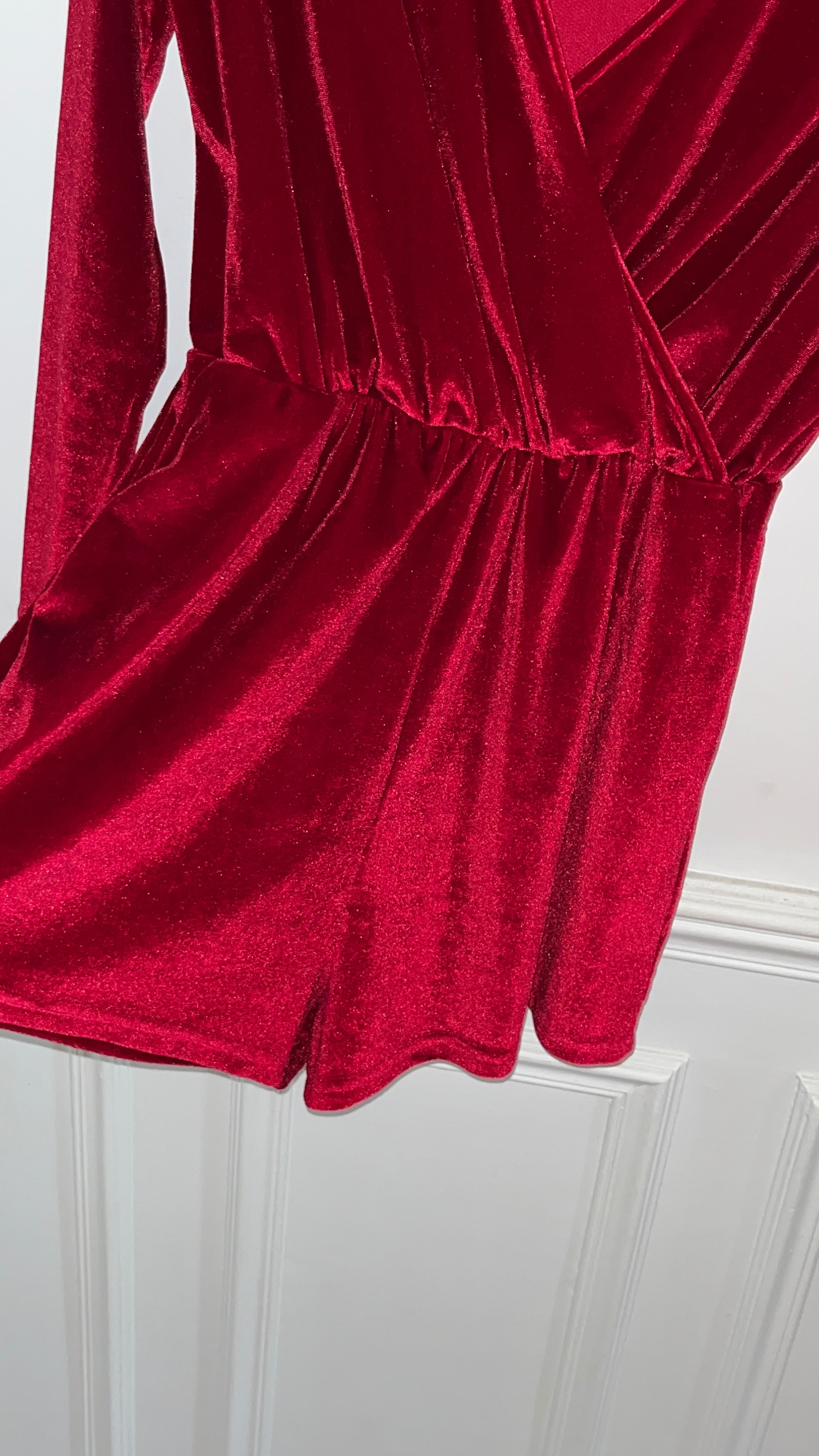 Combishort velours - Du 36 au 40