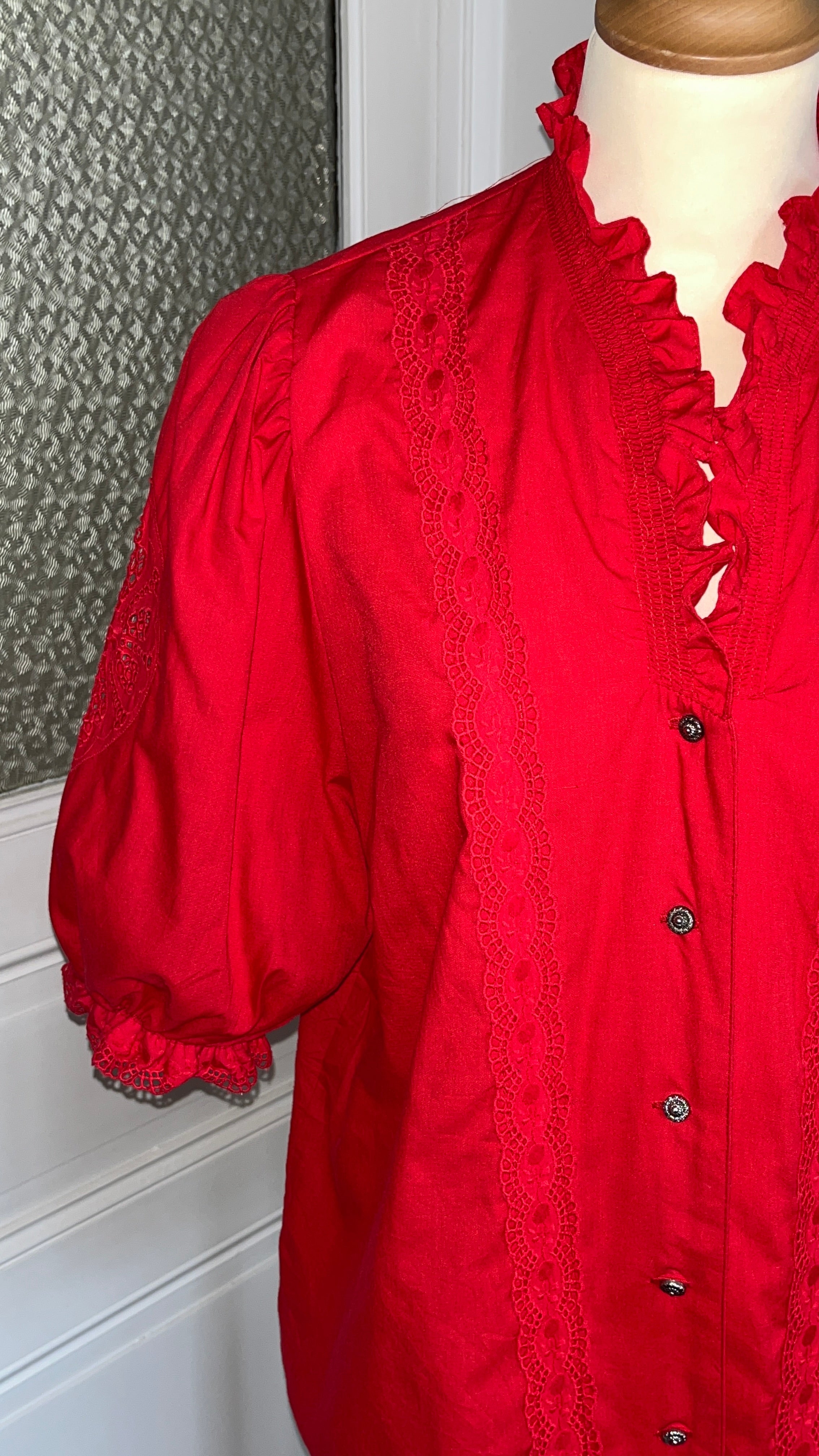 Chemisier broderie anglaise - Du 38 au 44