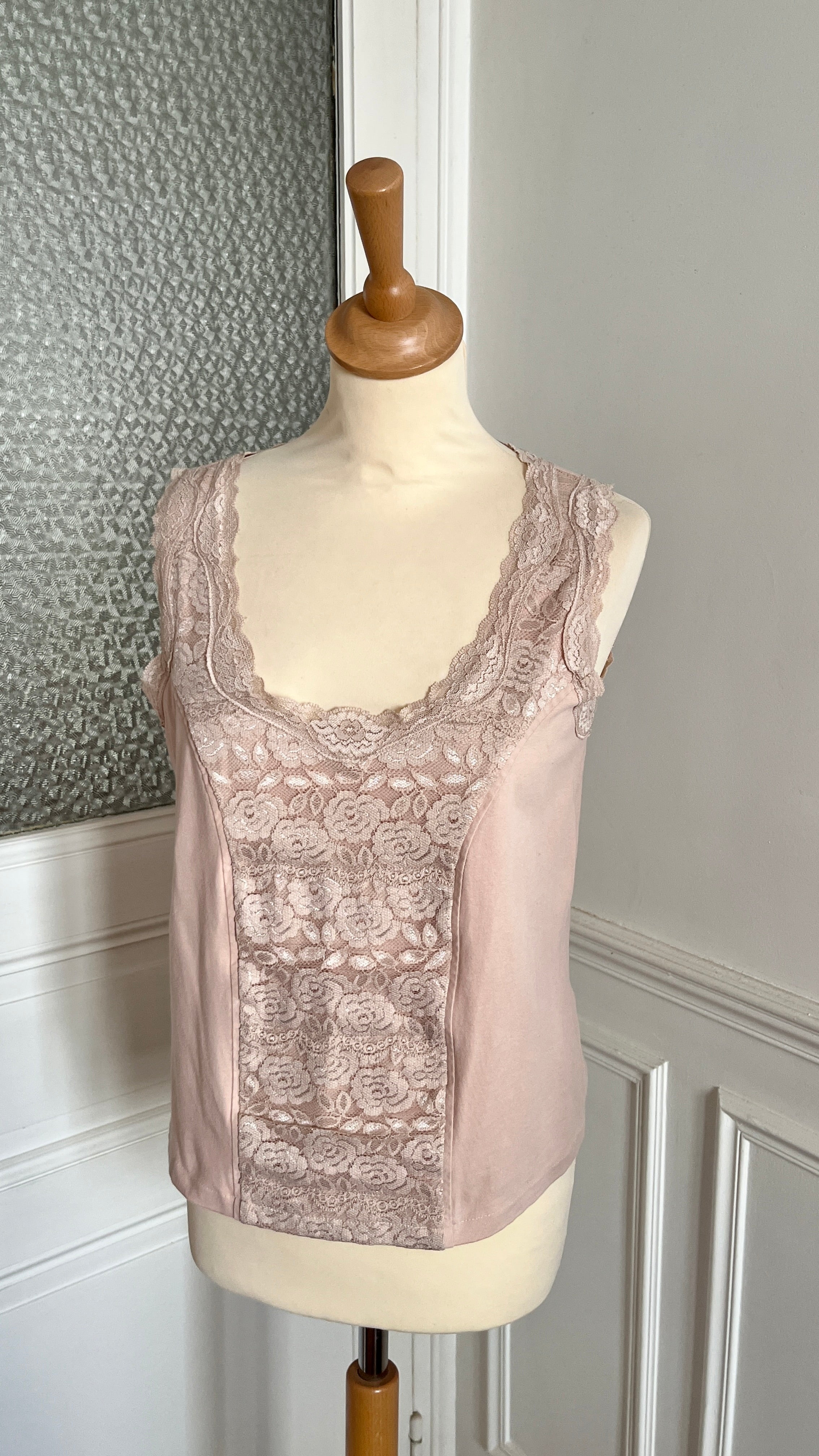 Top dentelle fait main - Du 38 au 44