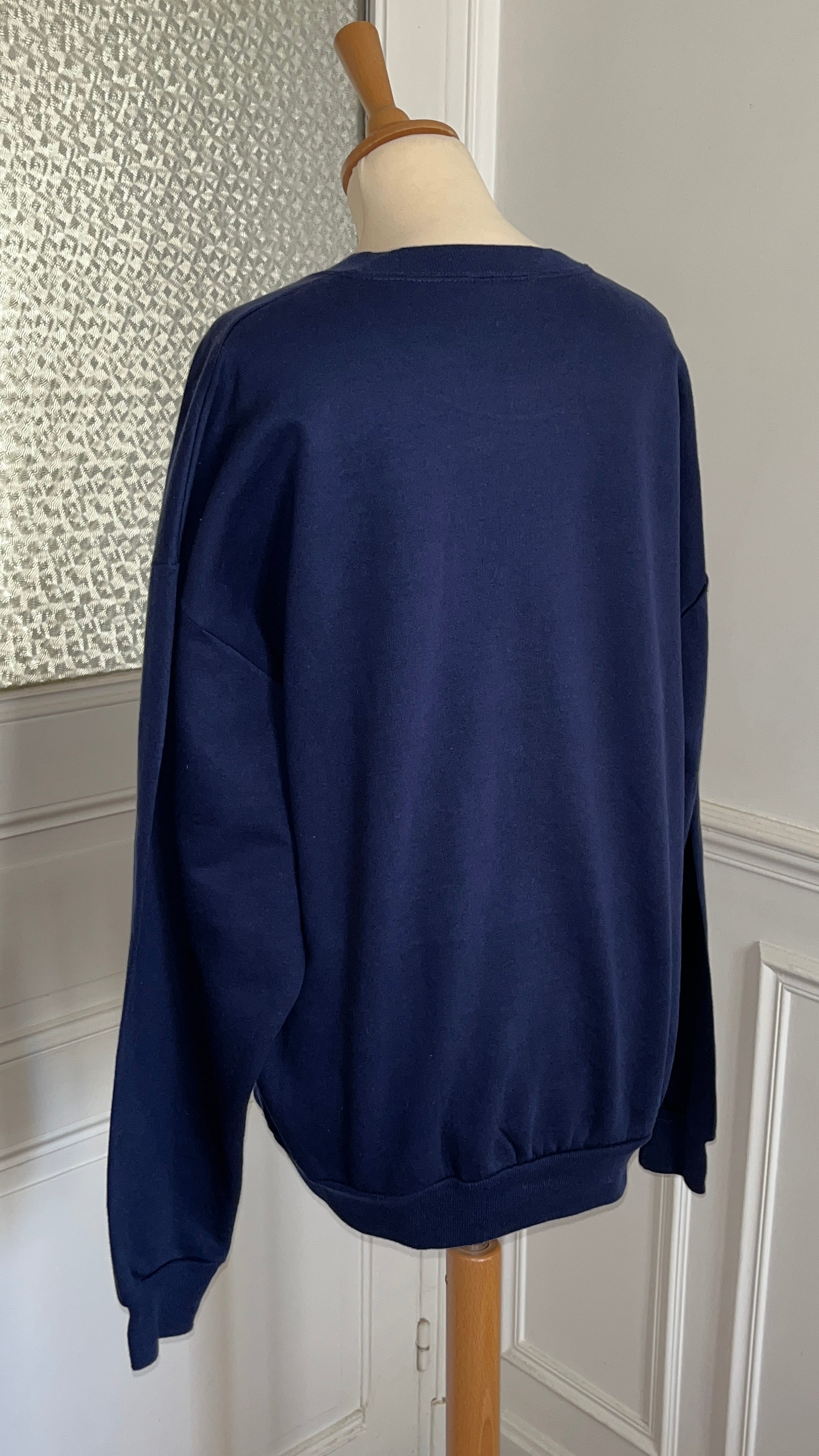 Top sweat marine - Du 38 au 44