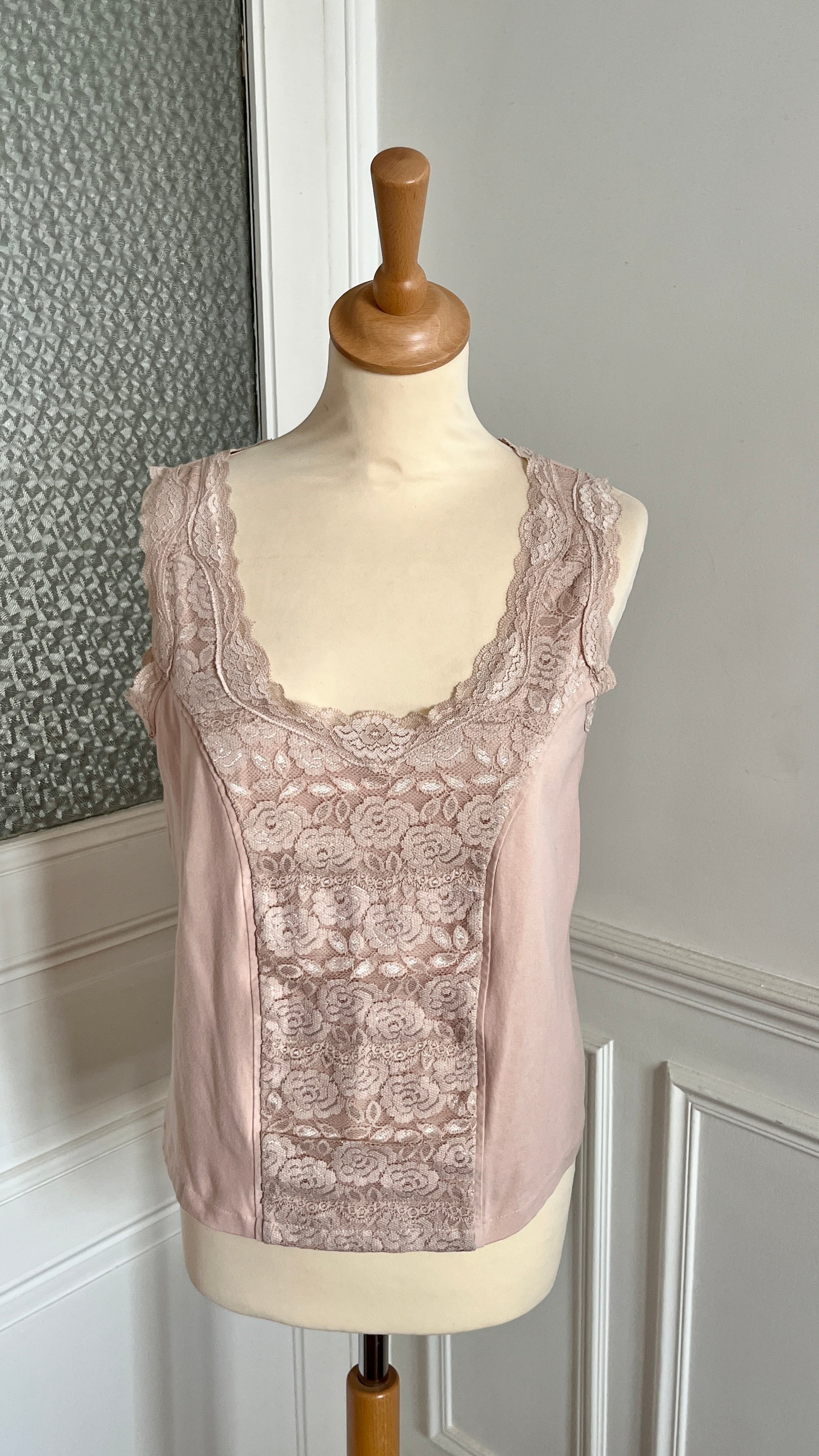 Top dentelle fait main - Du 38 au 44