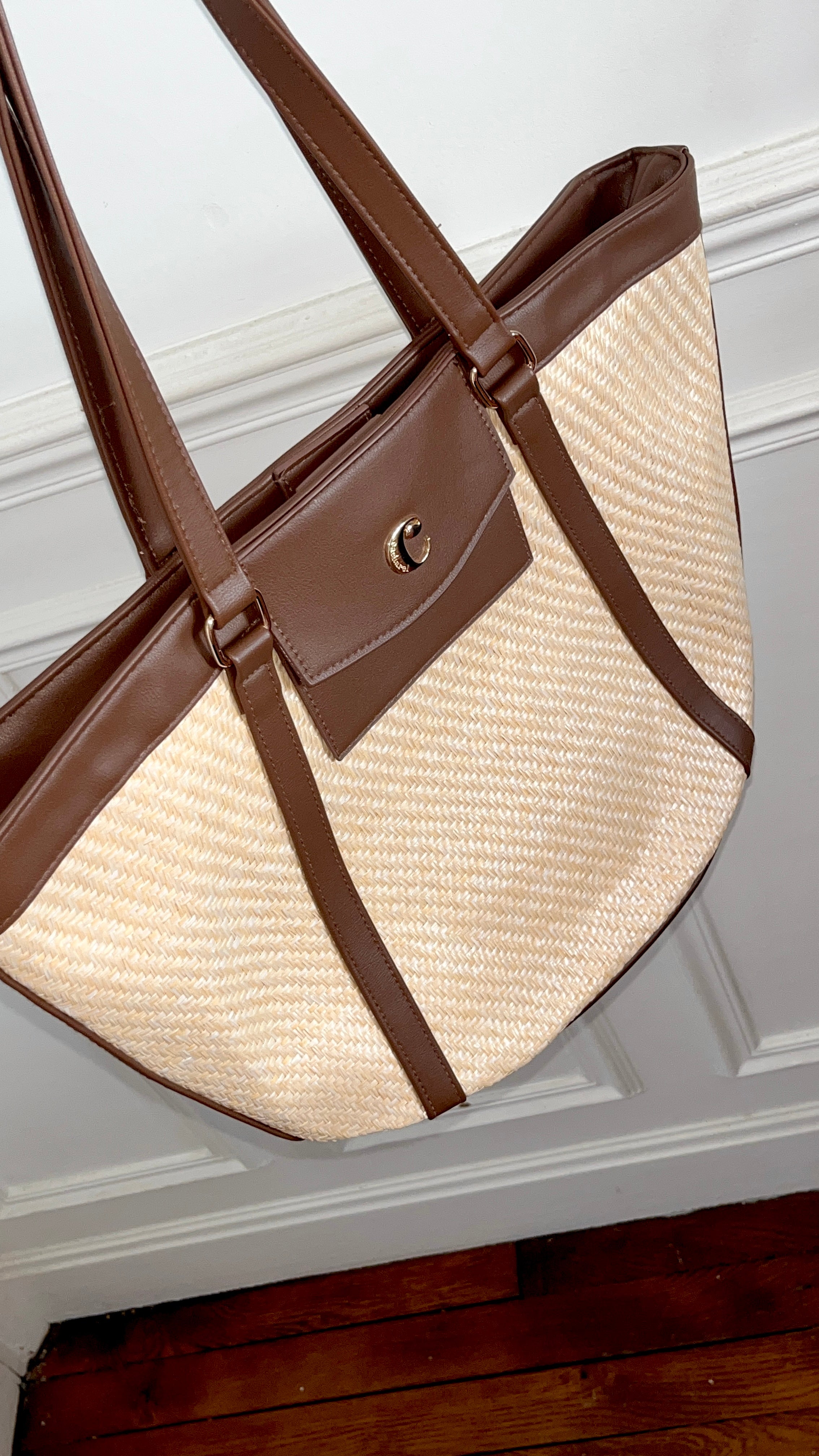 Sac raphia Cacharel -