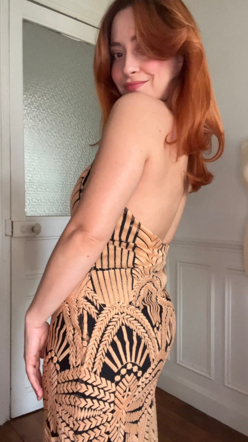 Robe dos nu LUCIA - Taille 40/42