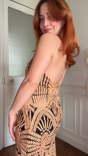 Robe dos nu LUCIA - Taille 40/42