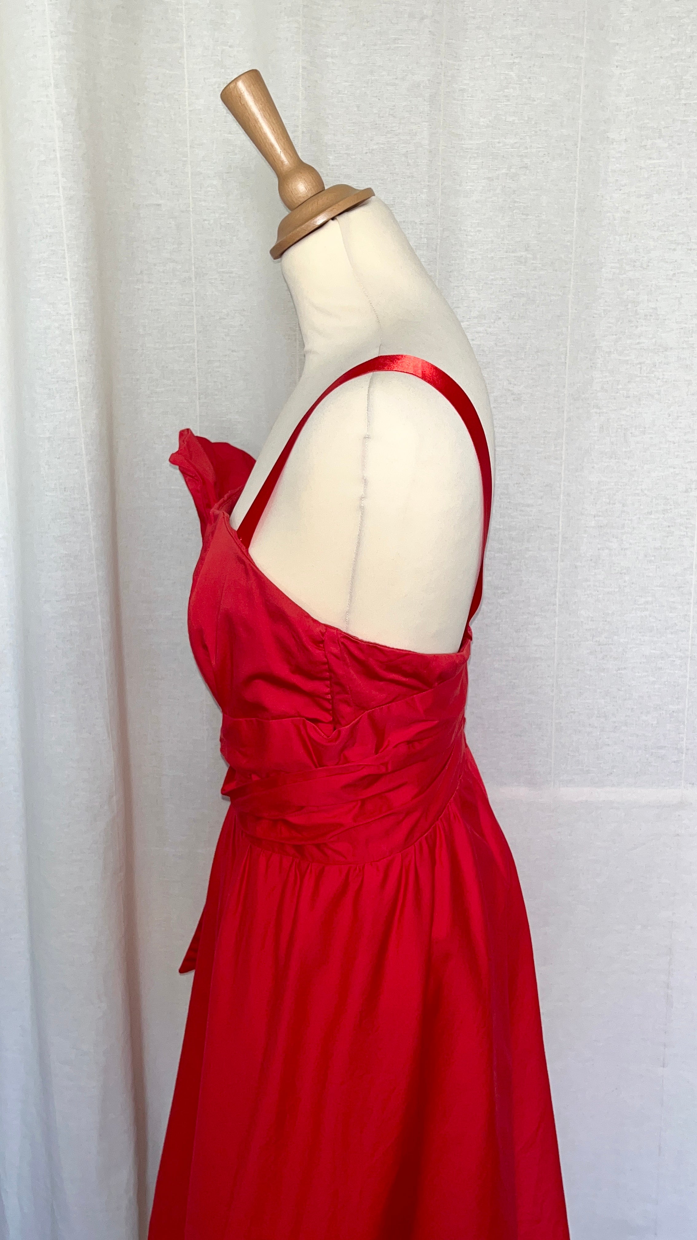 Robe rouge coquelicot - Taille 38