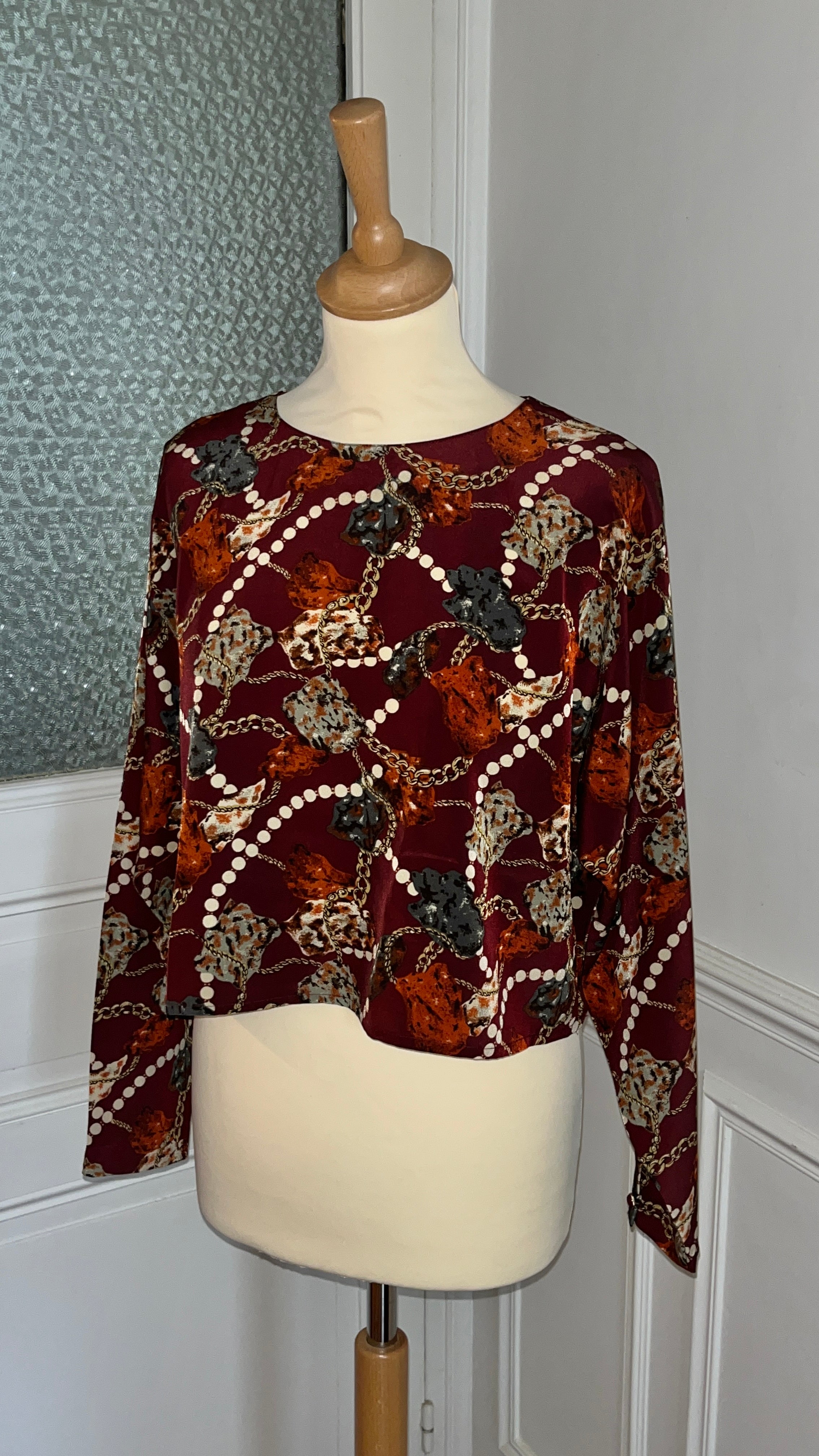 Blouse motif bijoux - Du 38 au 46