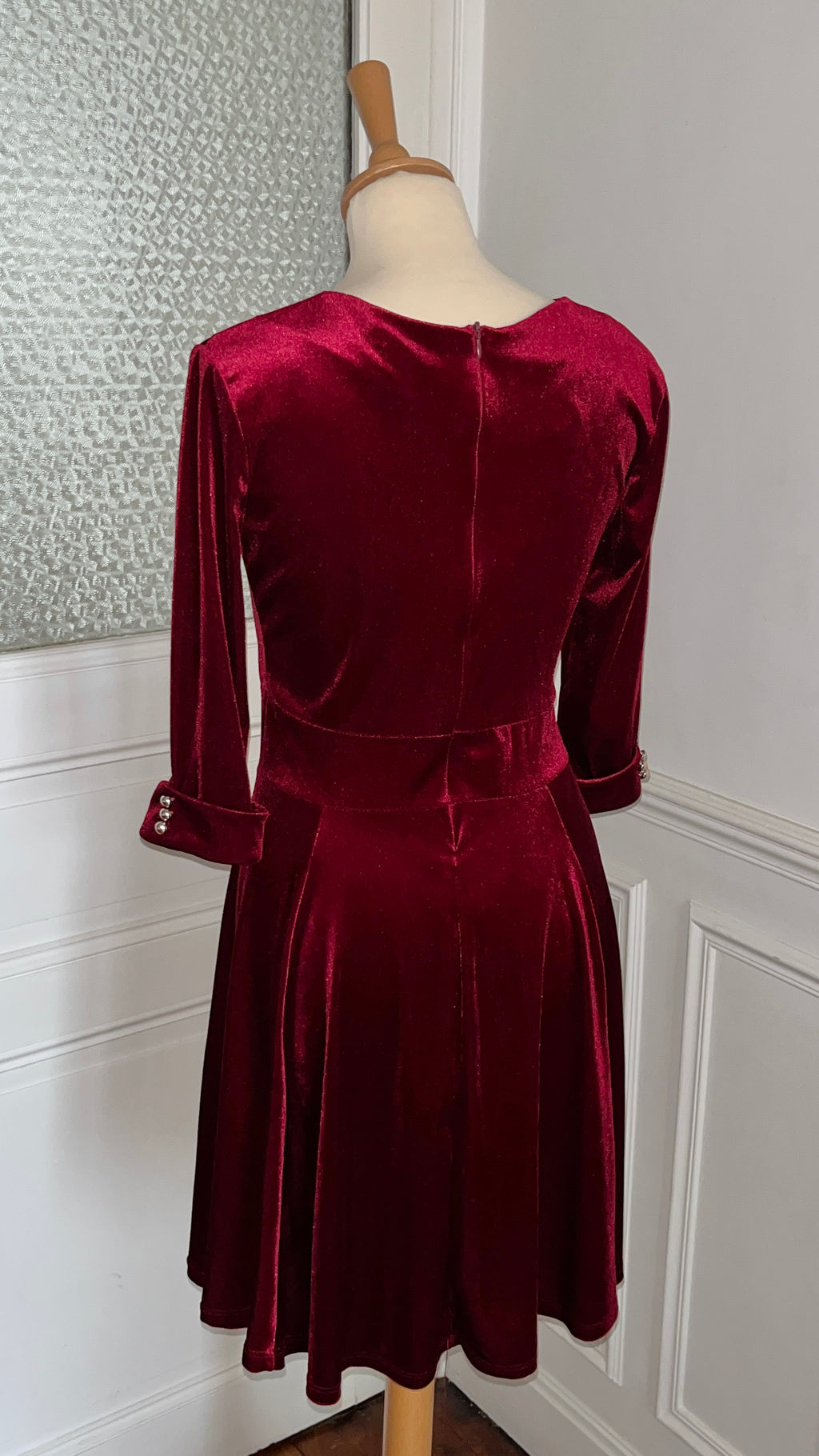 Robe velours patineuse - Taille 38