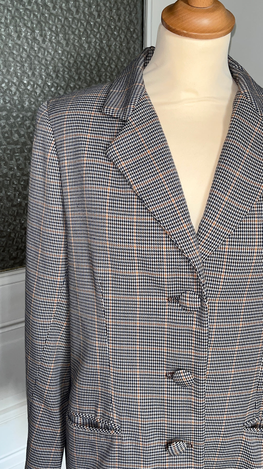 Tailleur fait main pied-de-poule . Taille 42