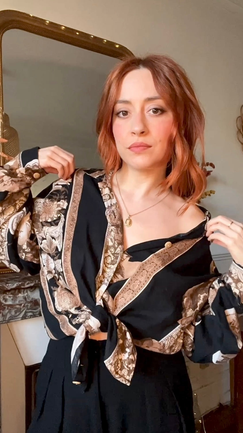 Chemise baroque vintage - Du 40 au 50