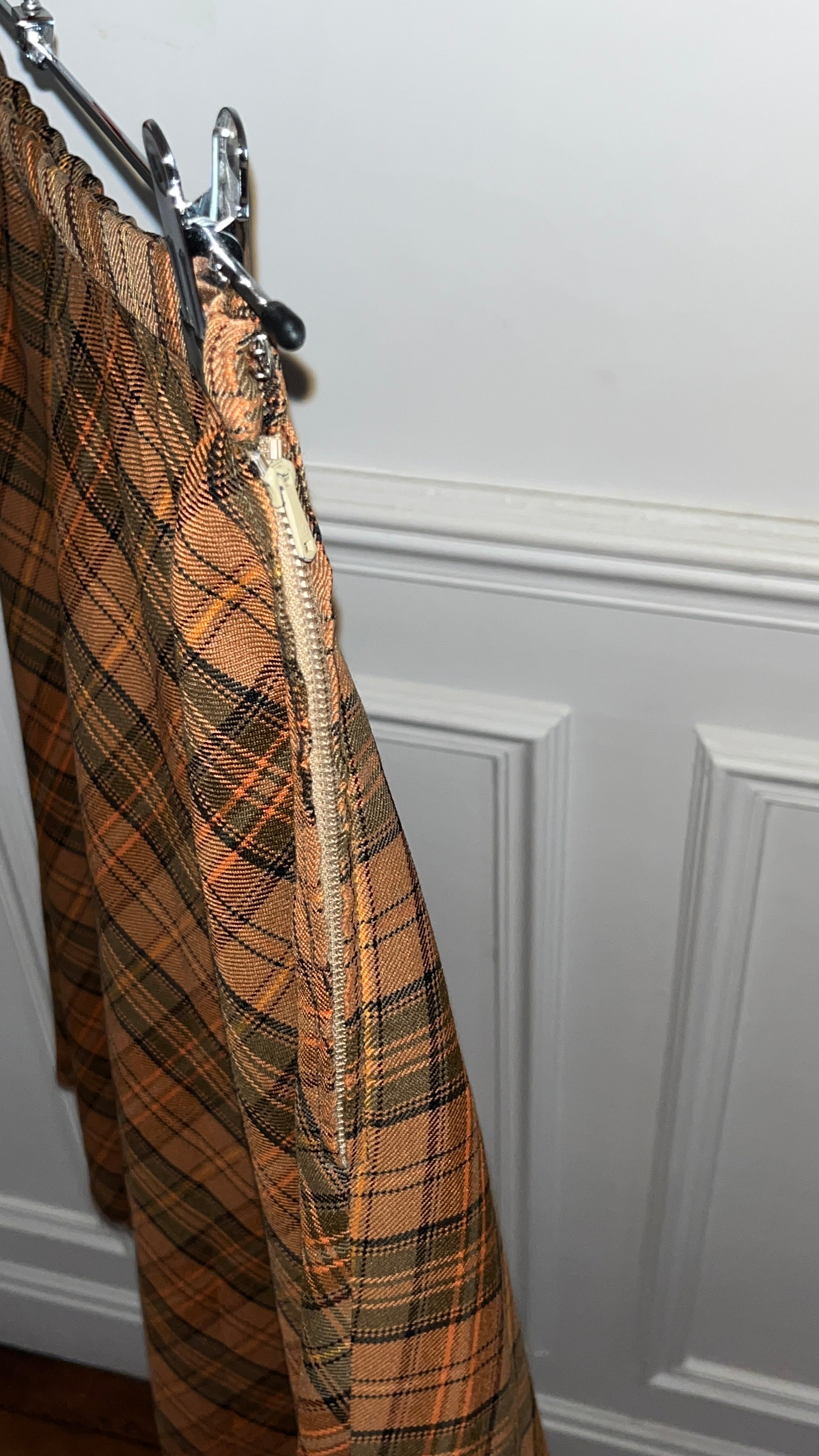 Jupe tartan vintage 70's - Taille 38/40