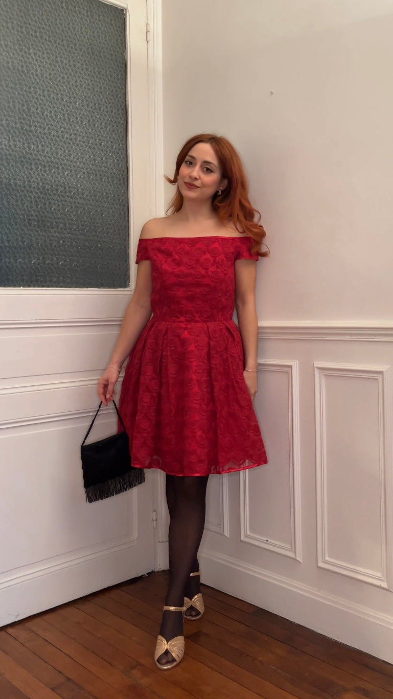 Robe patineuse cocktail - Taille 40