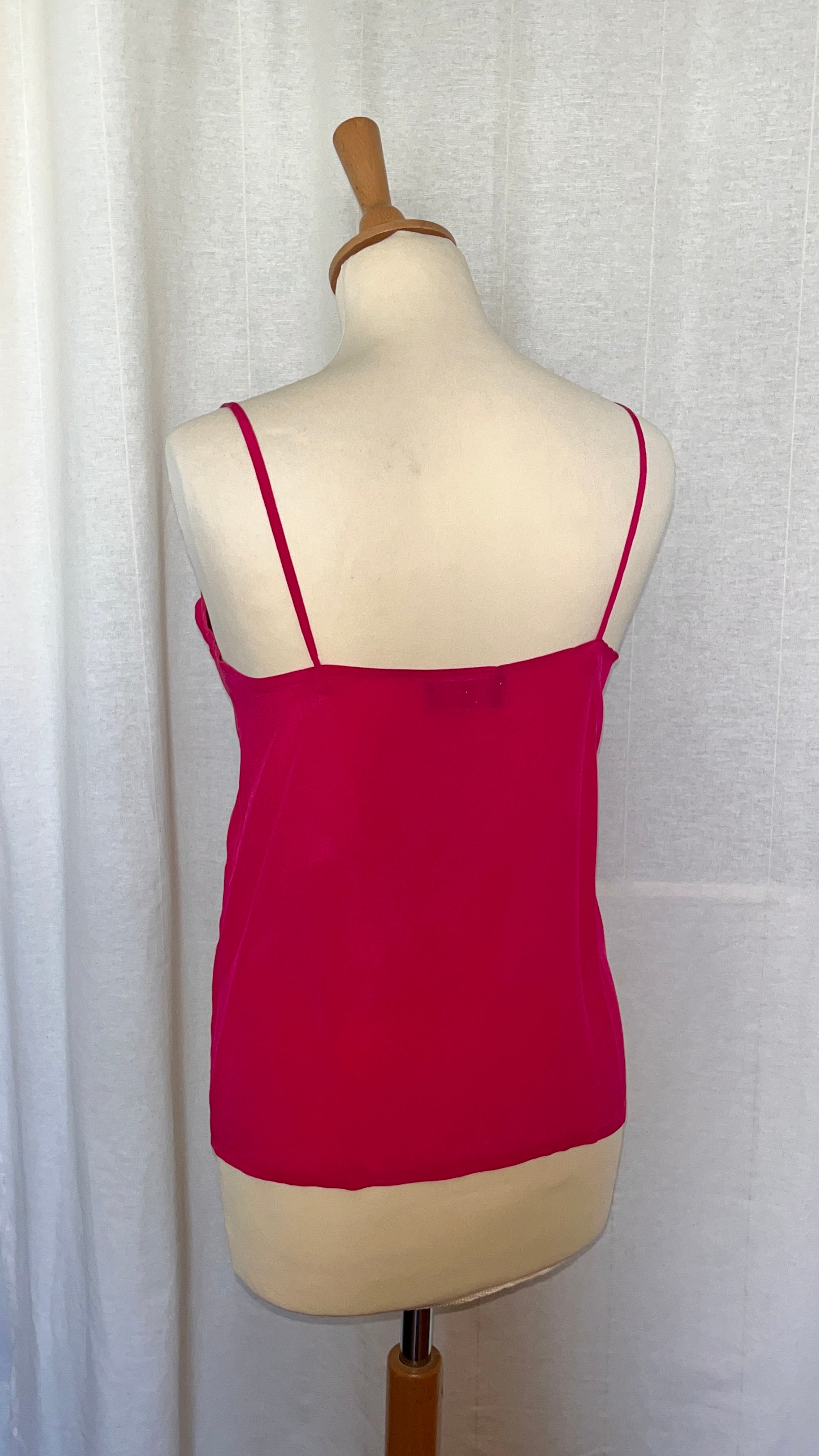 Caraco fuchsia soie - Taille 38