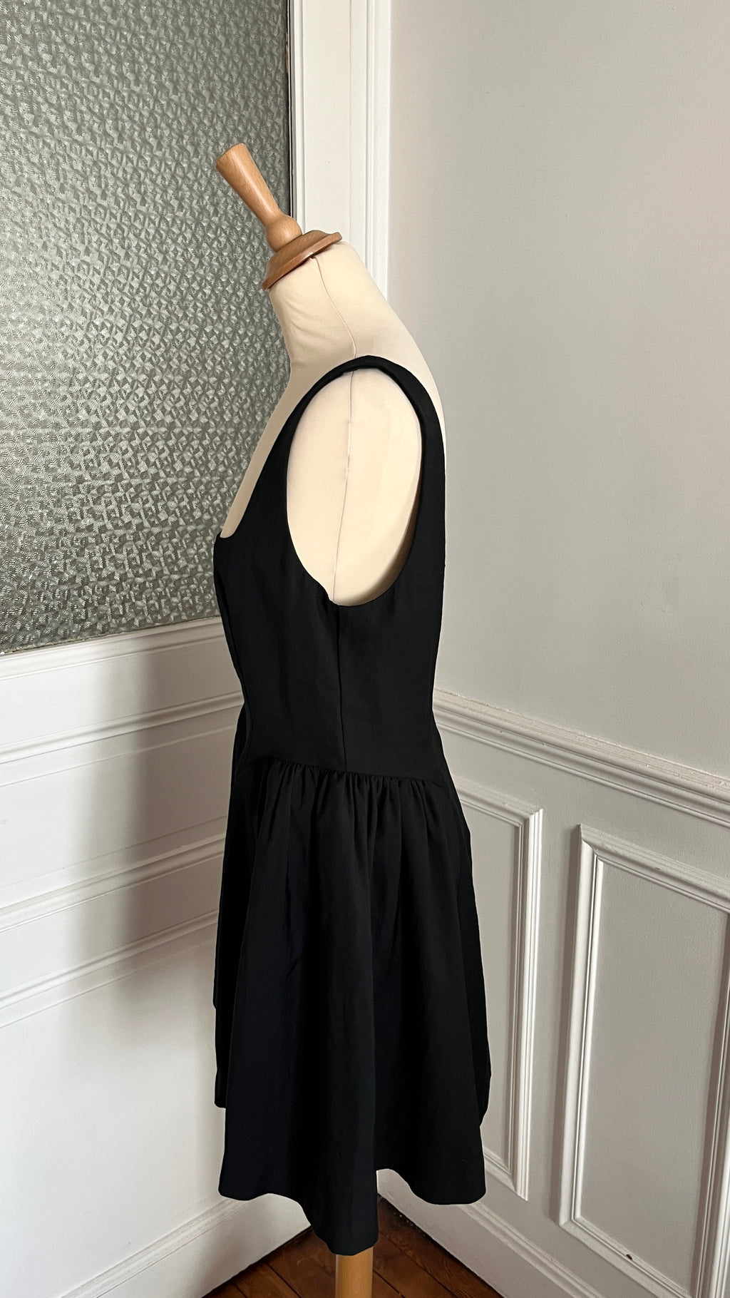 Robe noire graphique - Taille 40/42