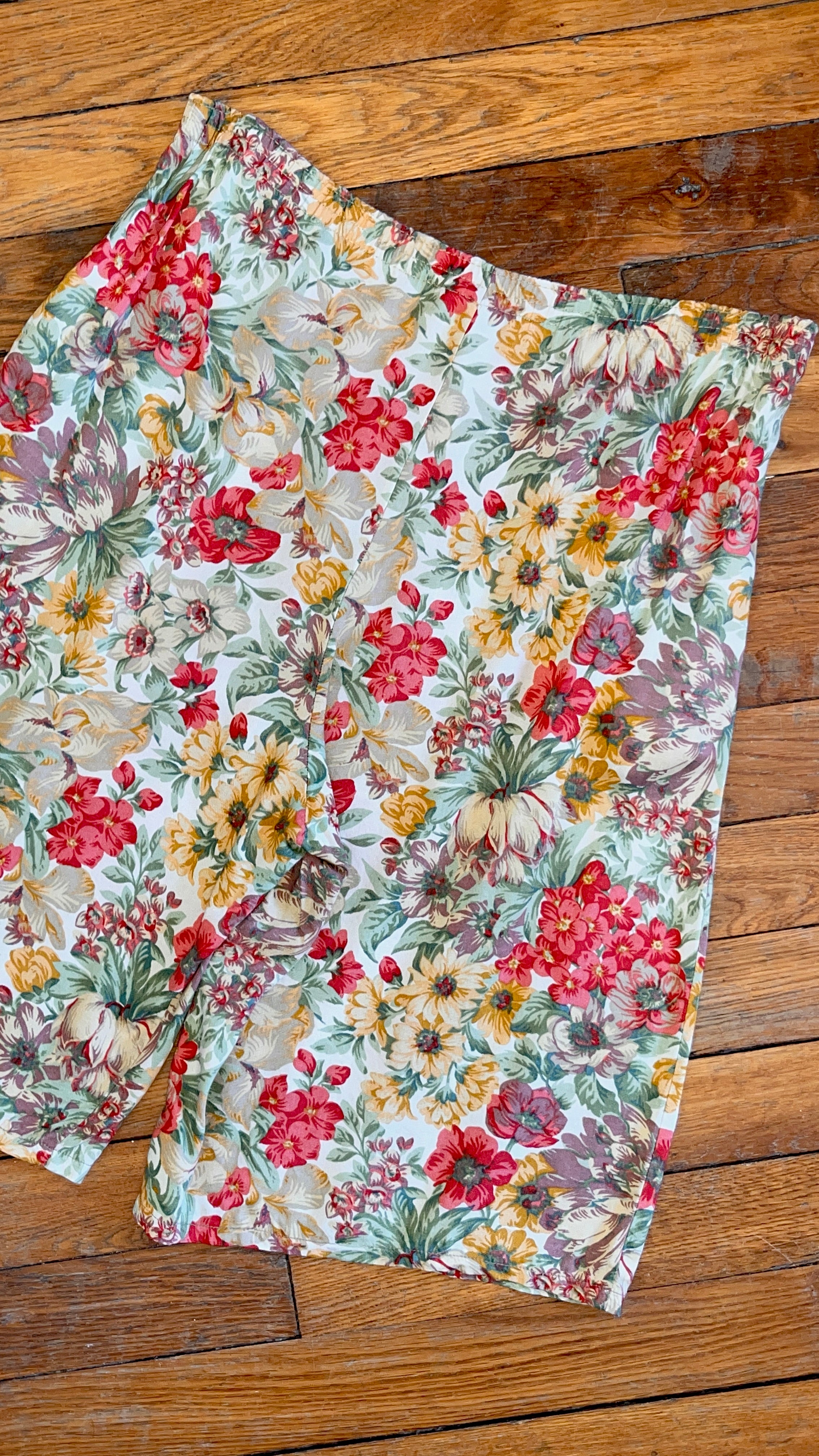 Bermuda à fleurs - Taille 46