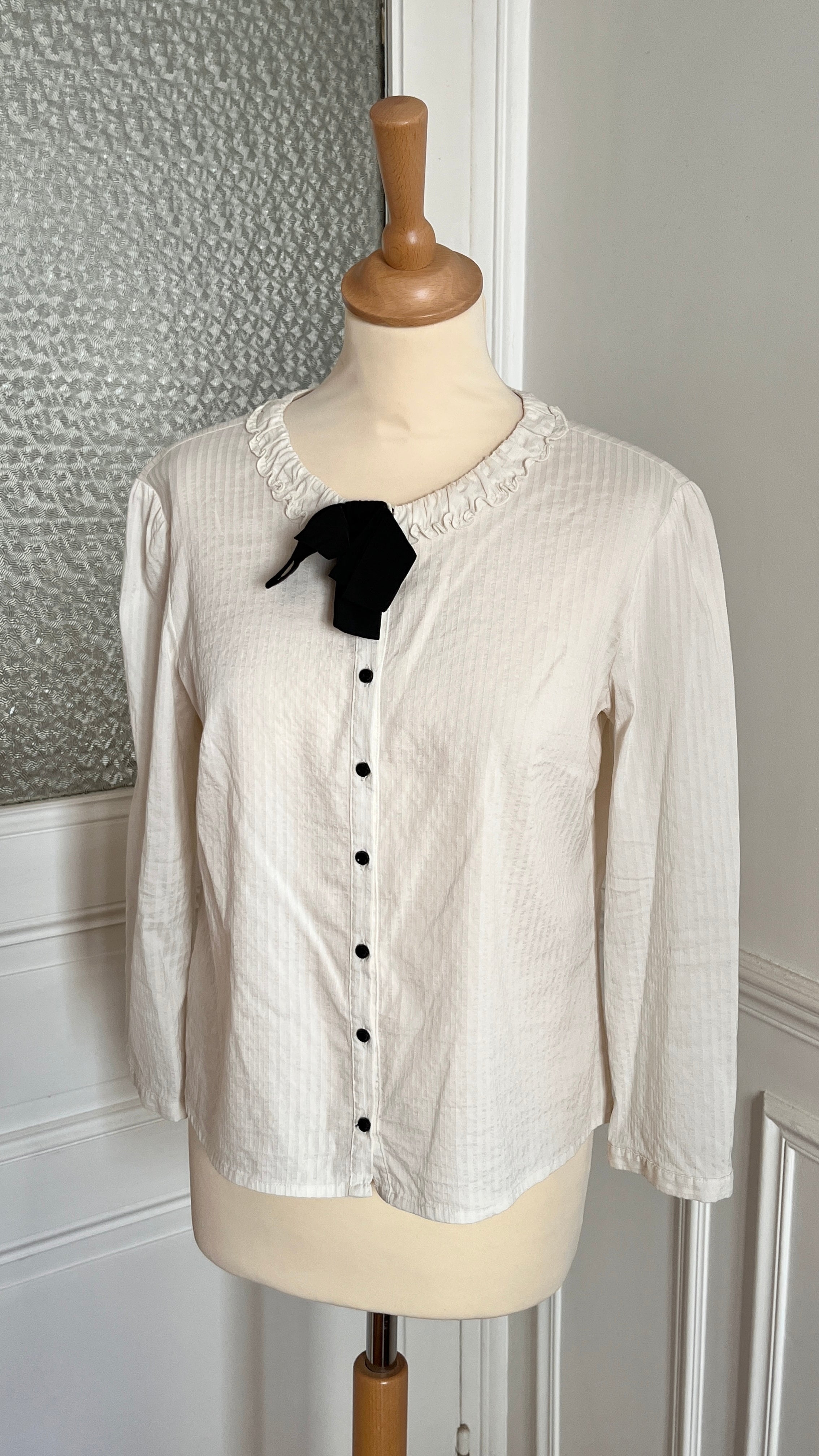 Chemisier à nœud - Du 36 au 40