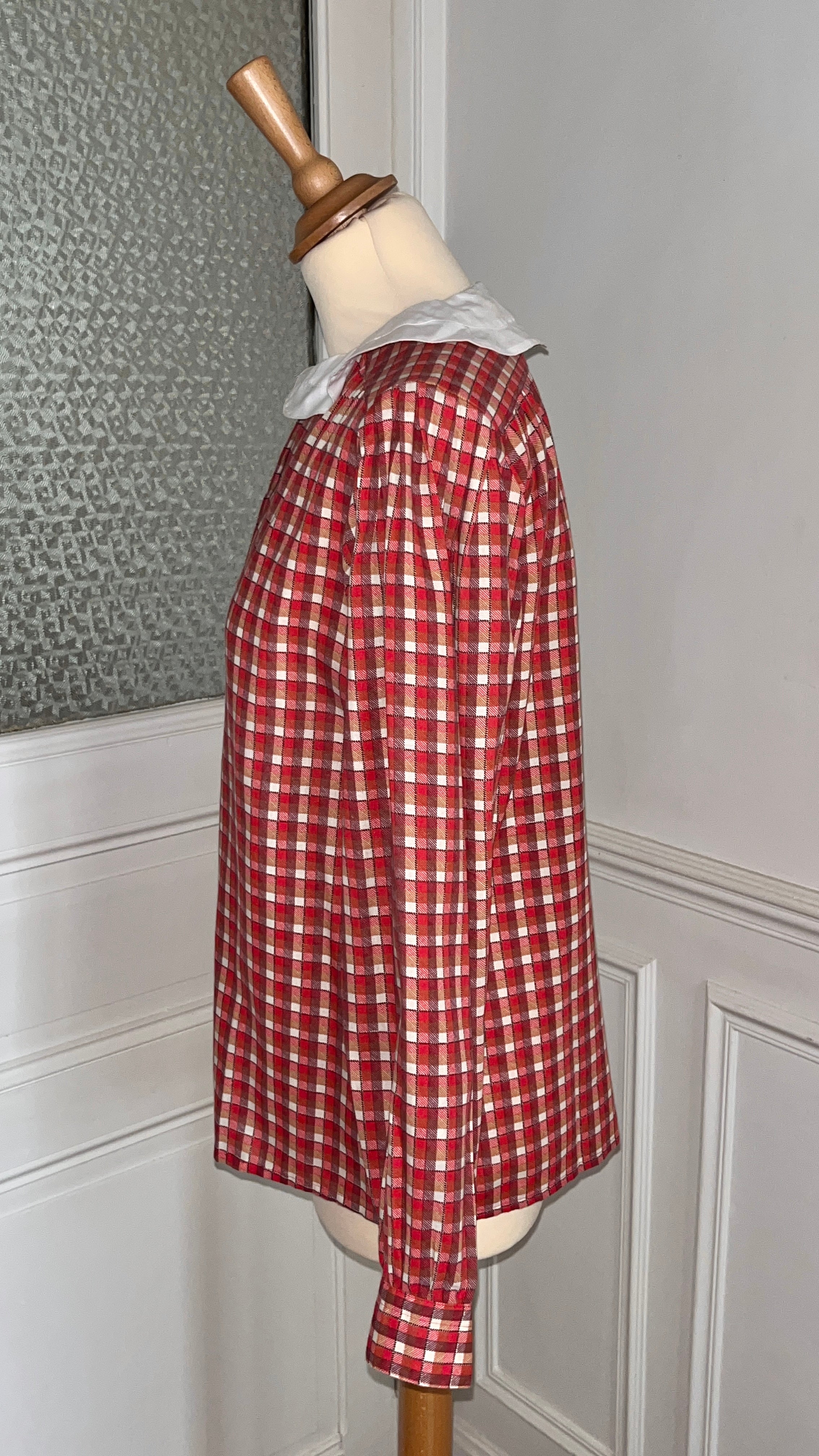 Chemisier col Claudine vintage - Du 38 au 42