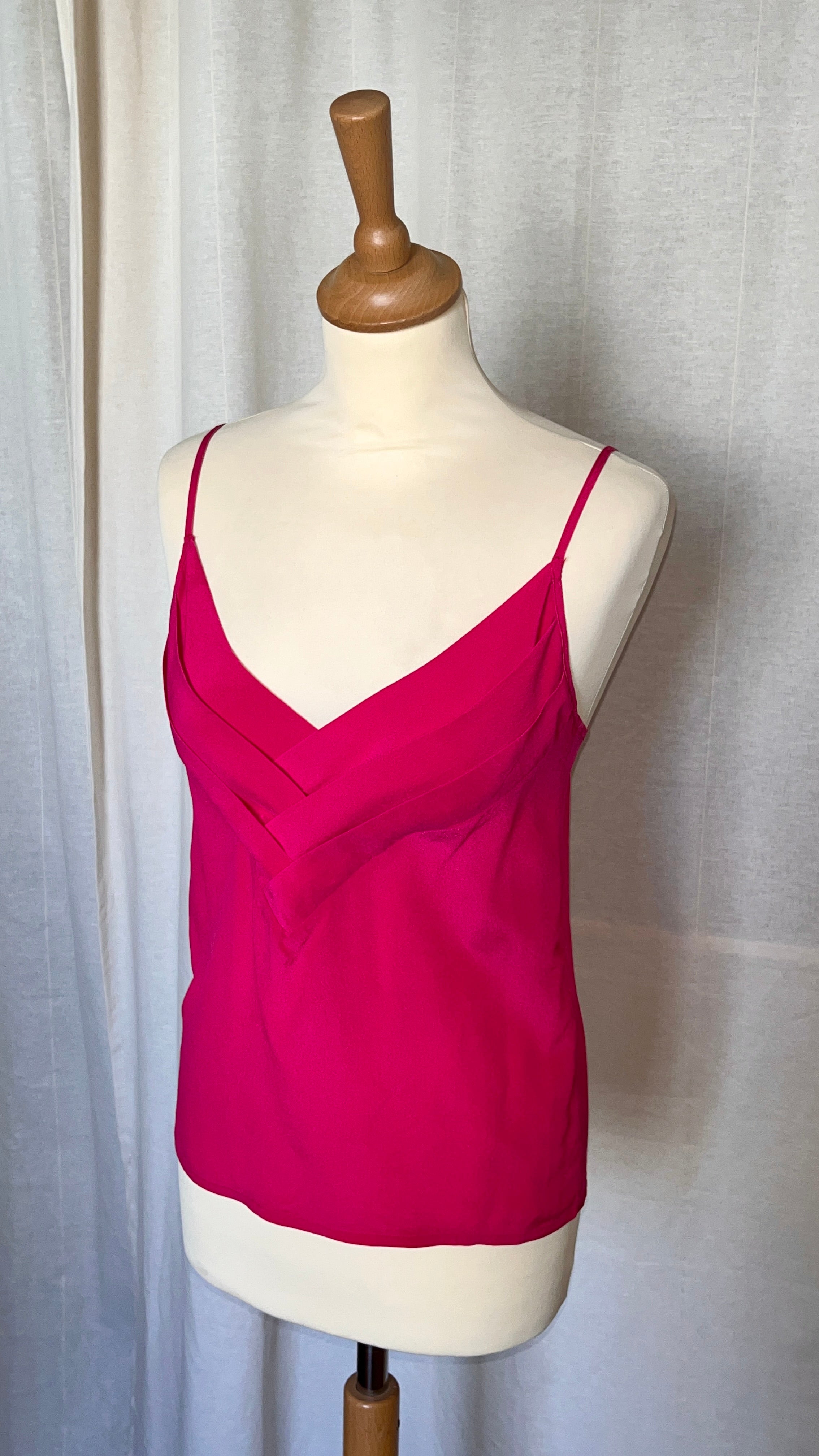 Caraco fuchsia soie - Taille 38