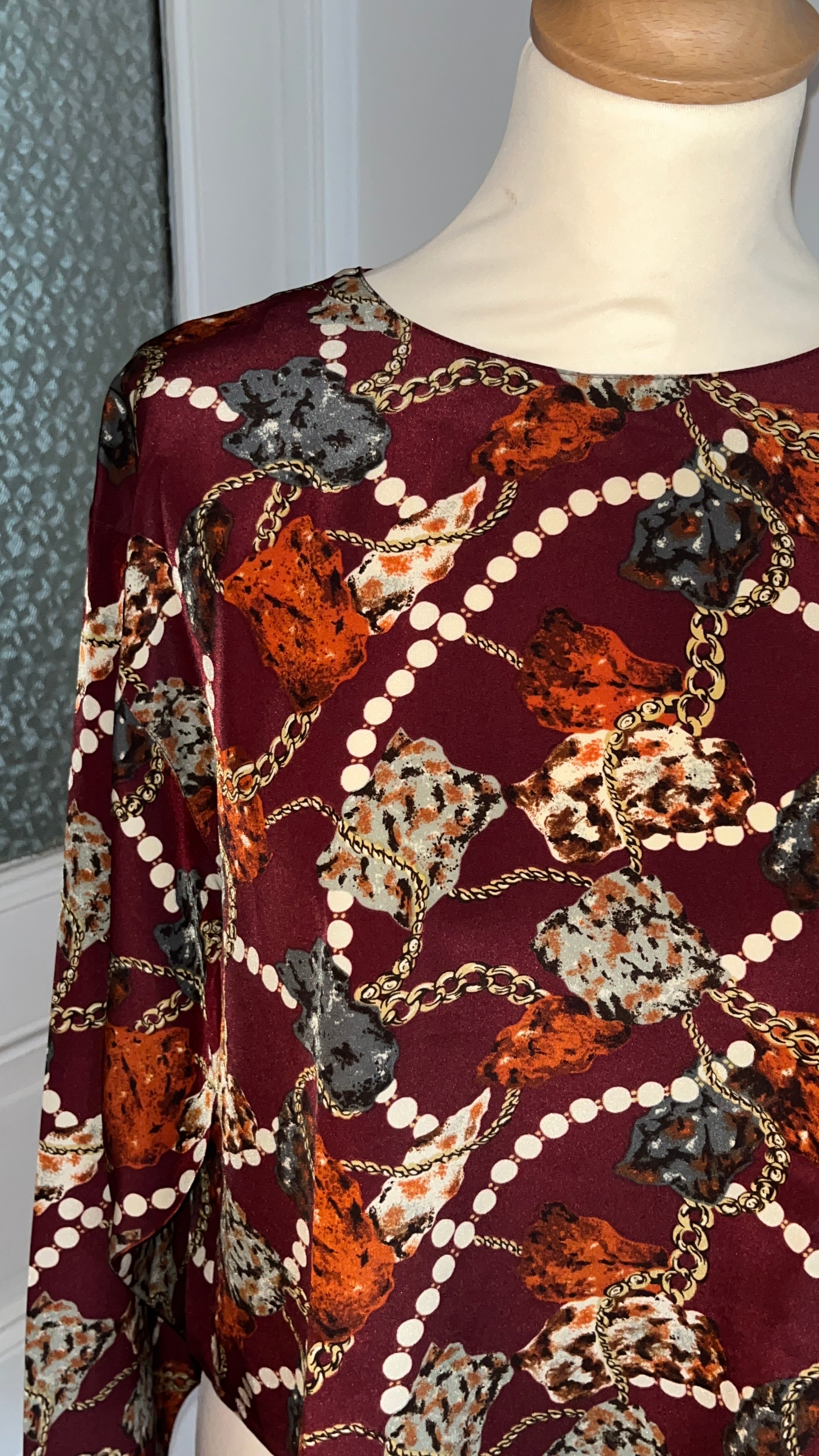 Blouse motif bijoux - Du 38 au 46