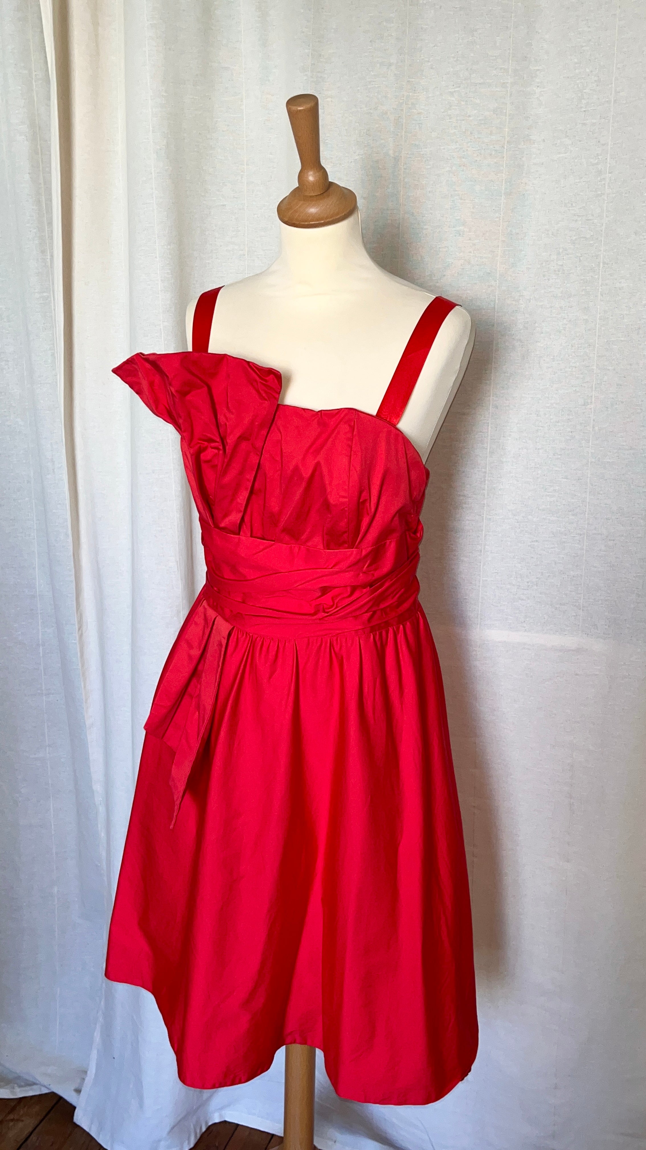 Robe rouge coquelicot - Taille 38