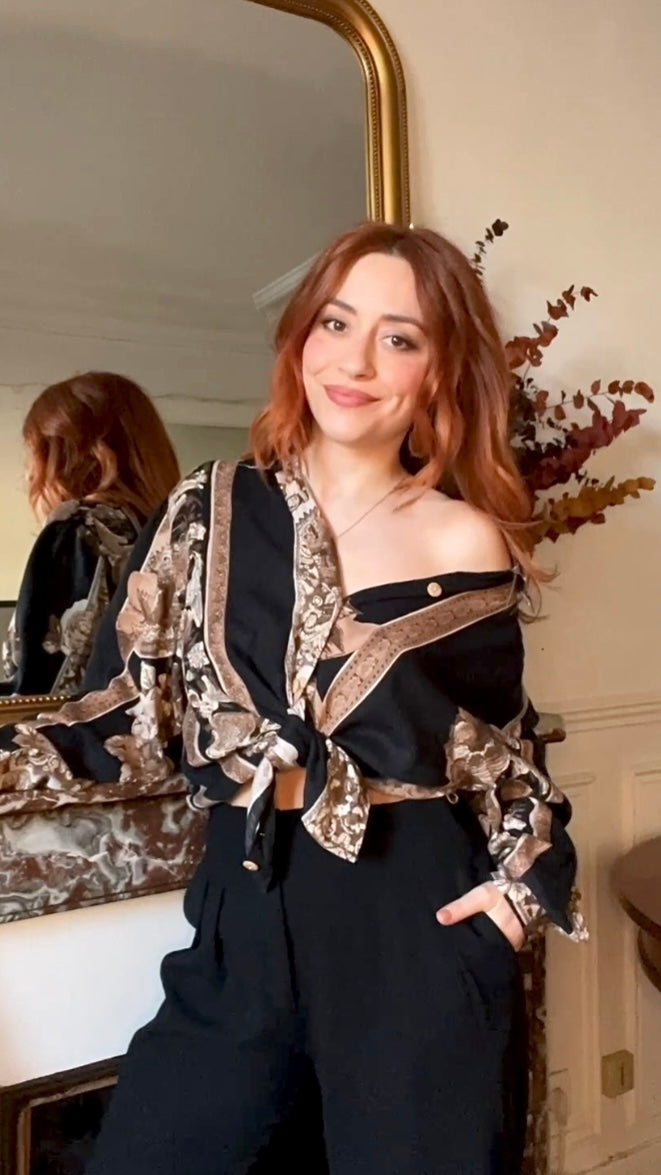 Chemise baroque vintage - Du 40 au 50