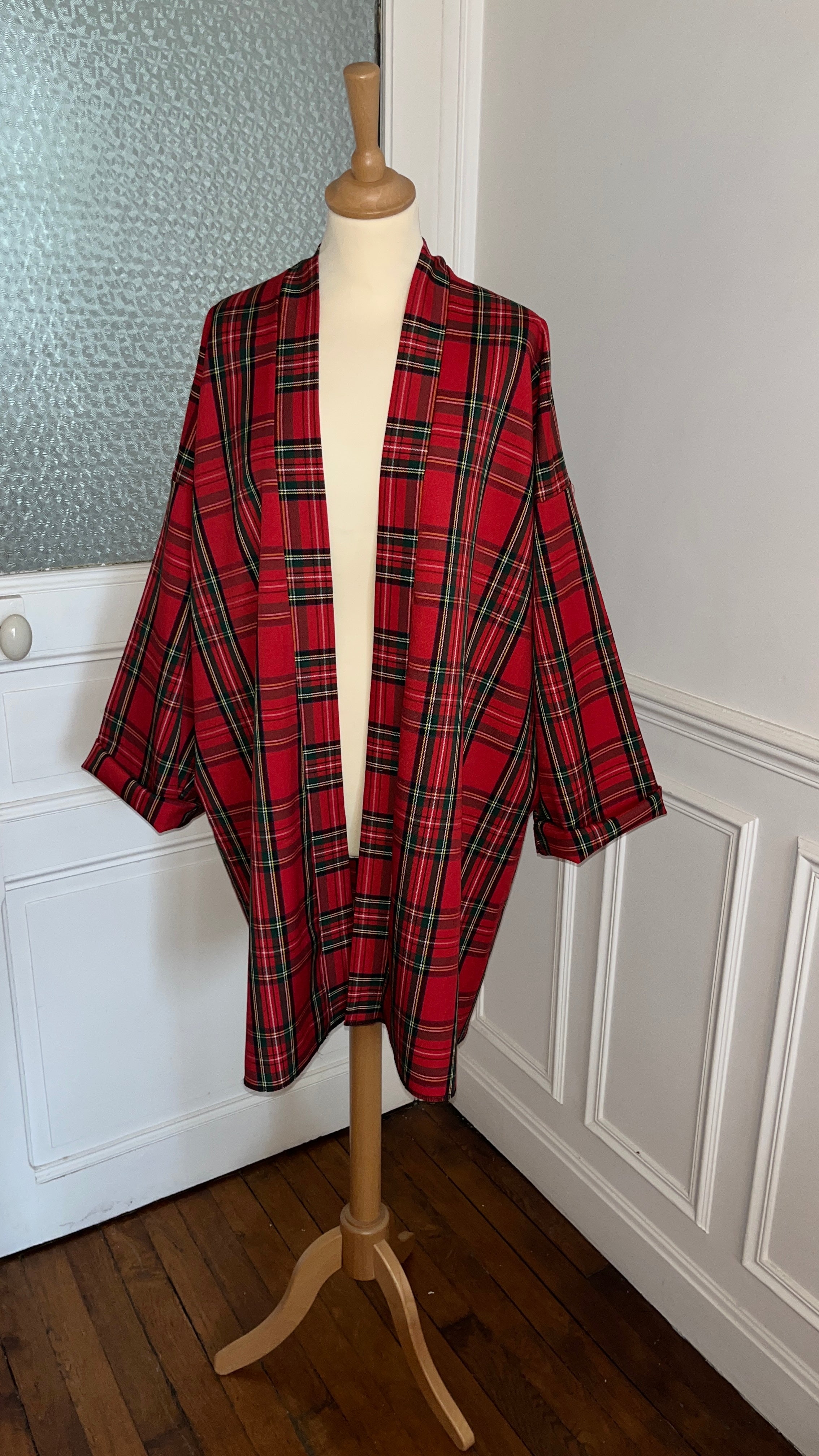 Kimono tartan - Taille unique