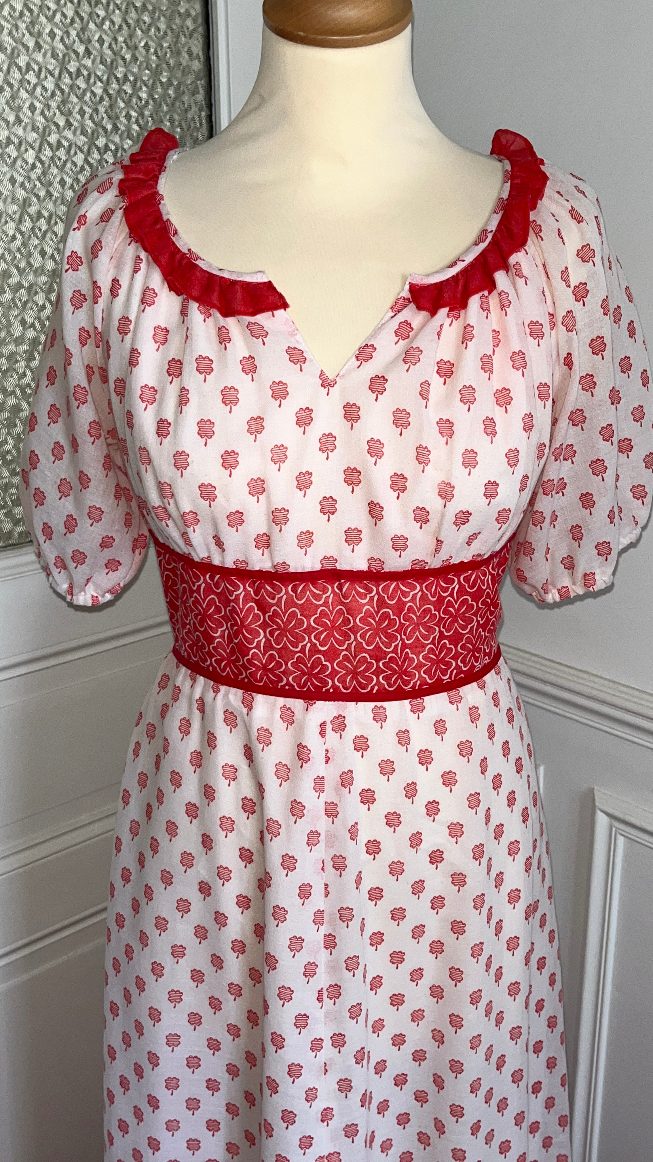 Robe longue cottage - Taille 38