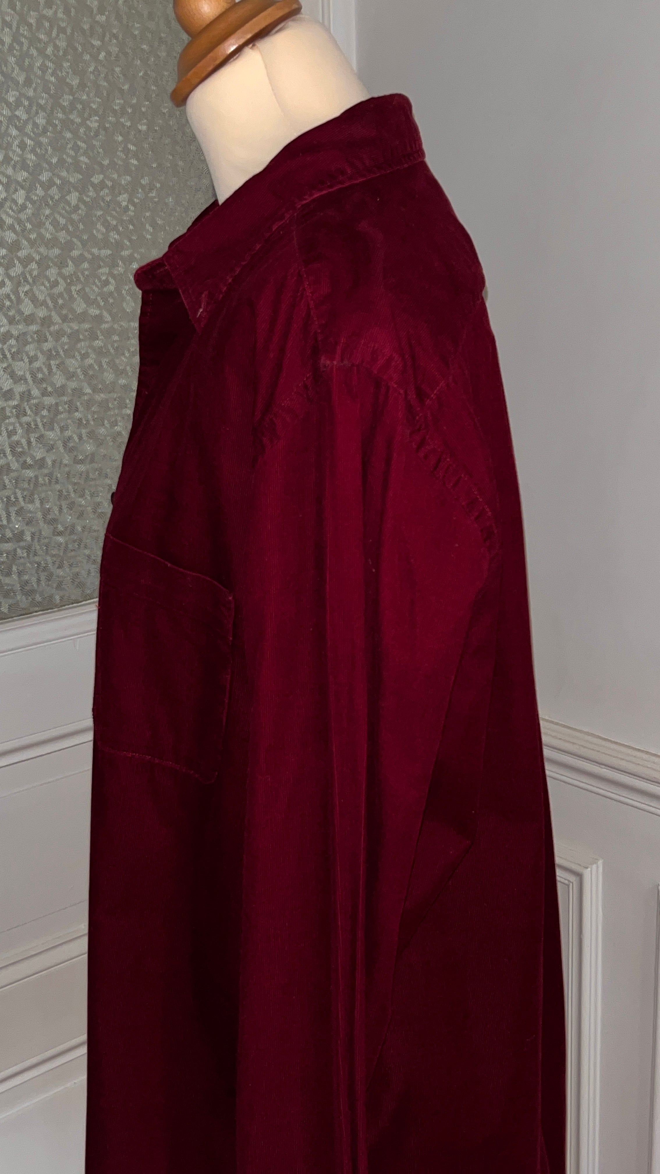 Chemise velours côtelé - Du 38 au 44