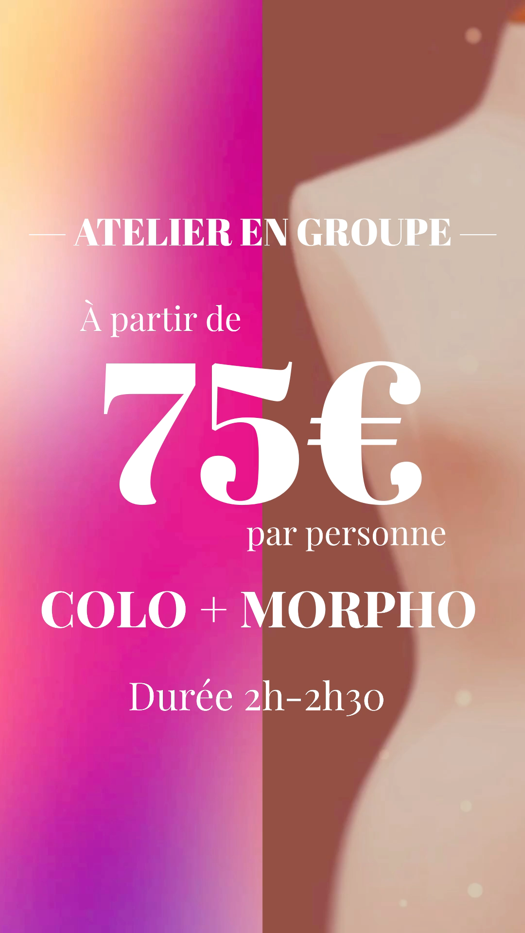 Atelier en groupe COLORIMÉTRIE + MORPHOLOGIE