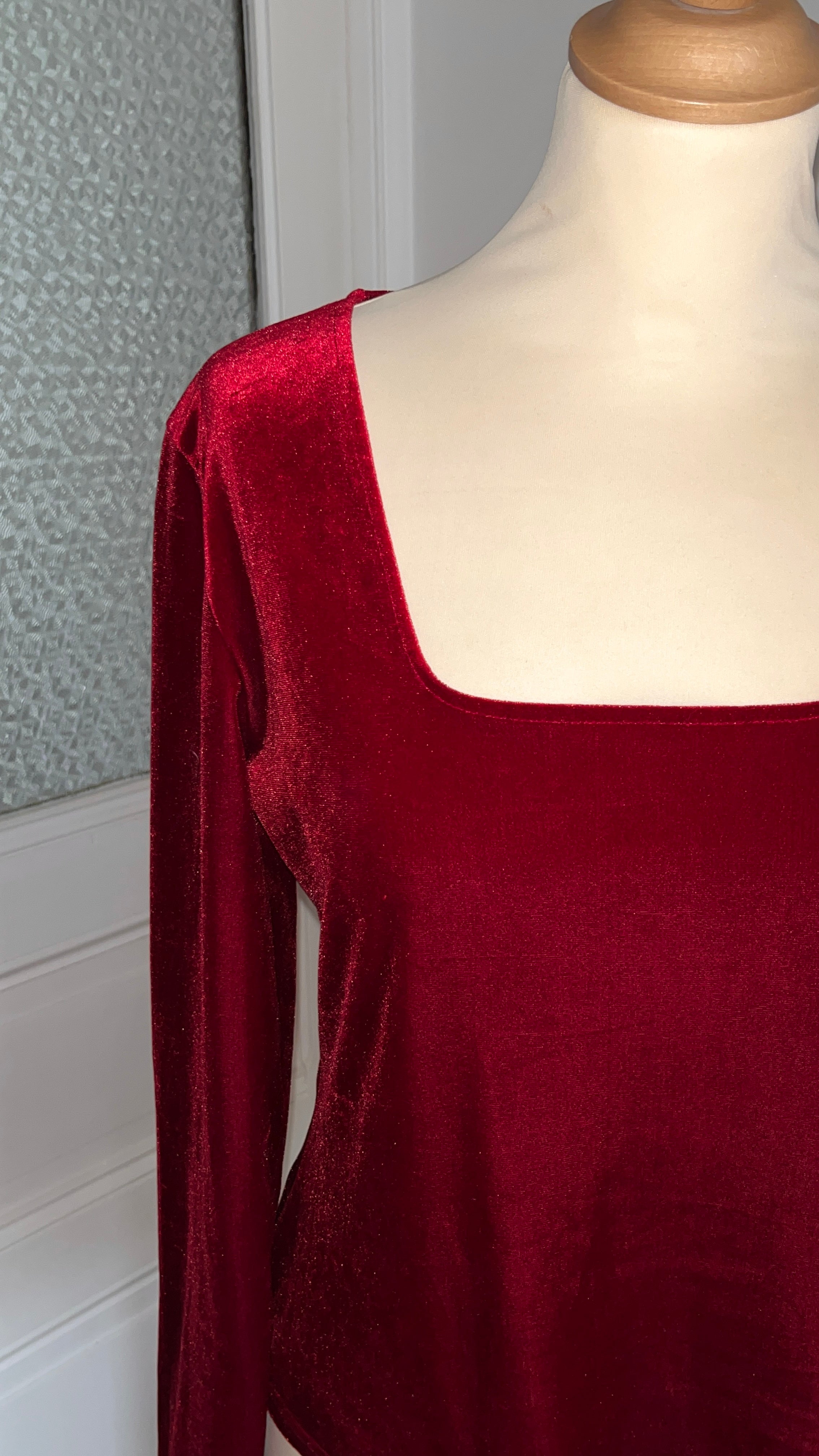 Top velours vintage - Du 38 au 44