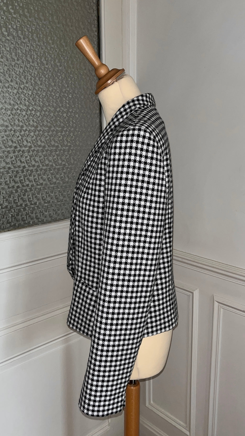 Veste smoking à carreaux - Du 38 au 44