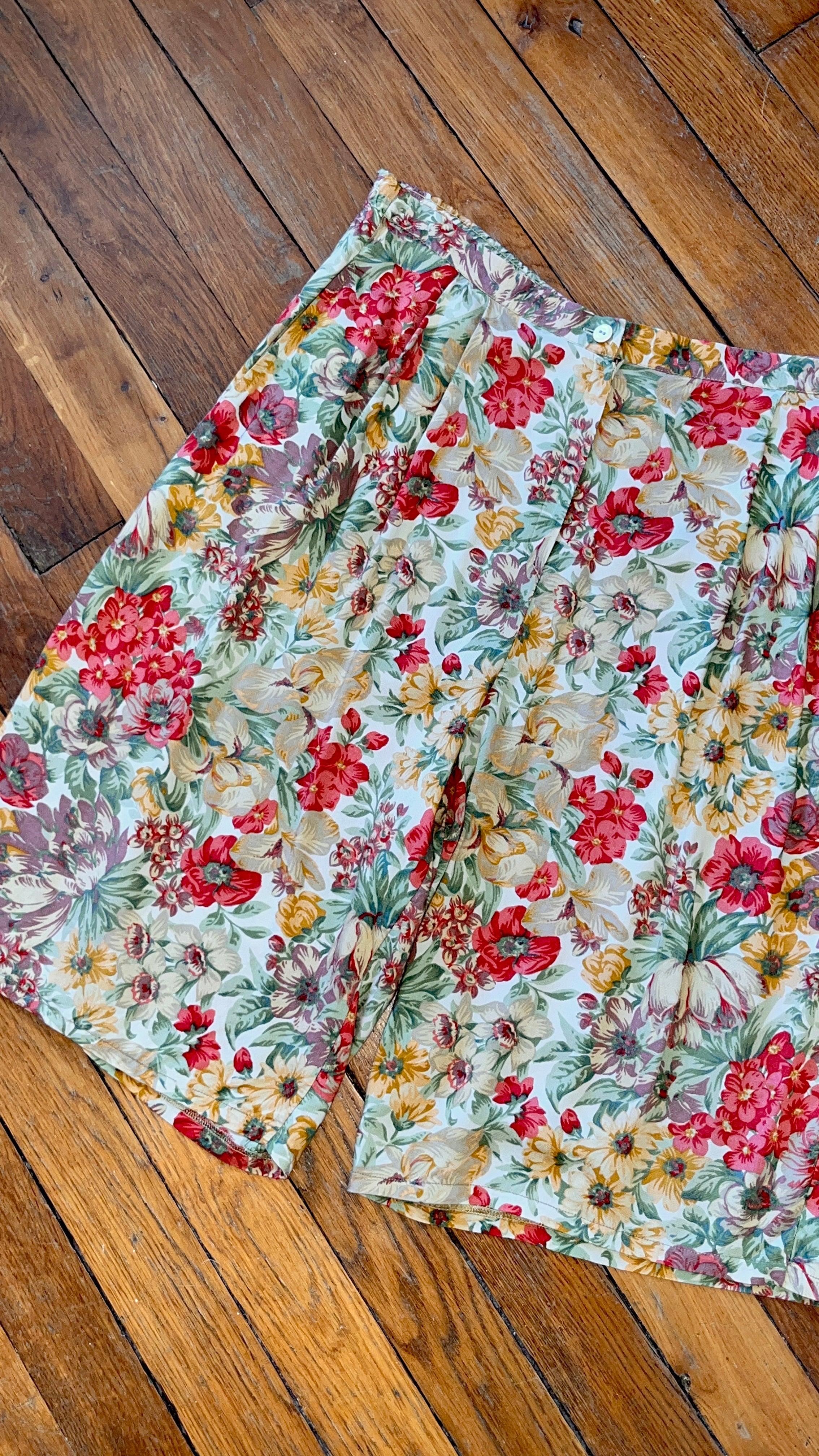 Bermuda à fleurs - Taille 46