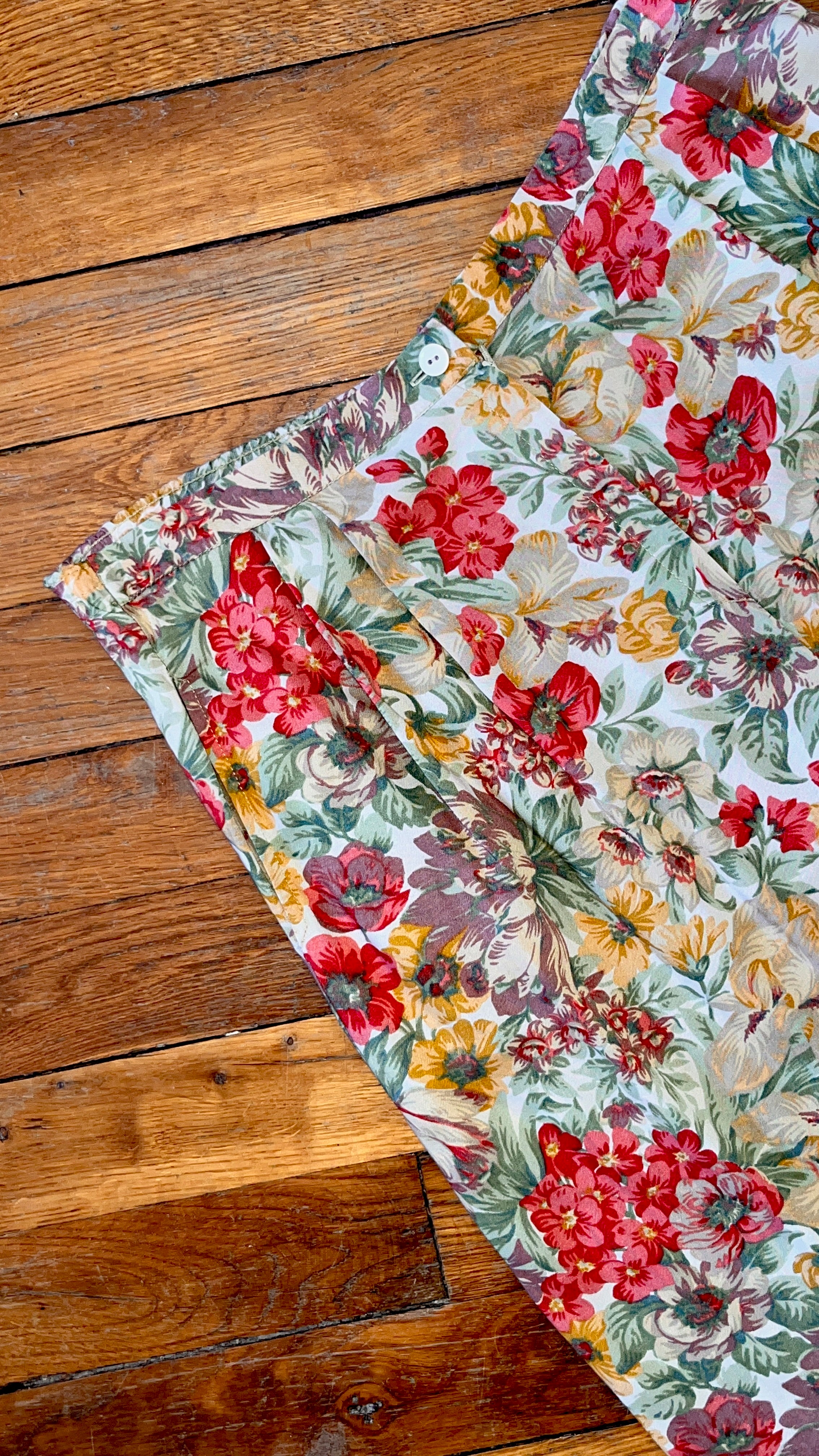 Bermuda à fleurs - Taille 46