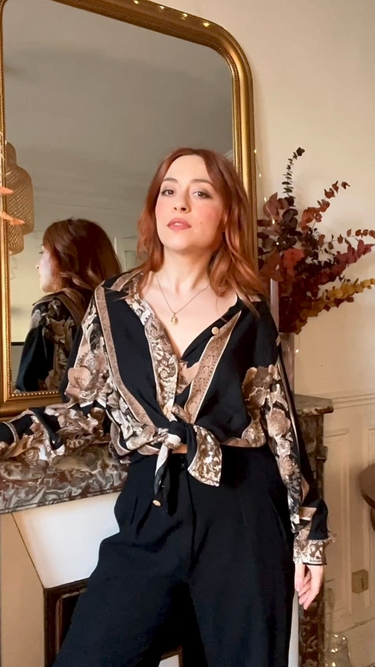 Chemise baroque vintage - Du 40 au 50