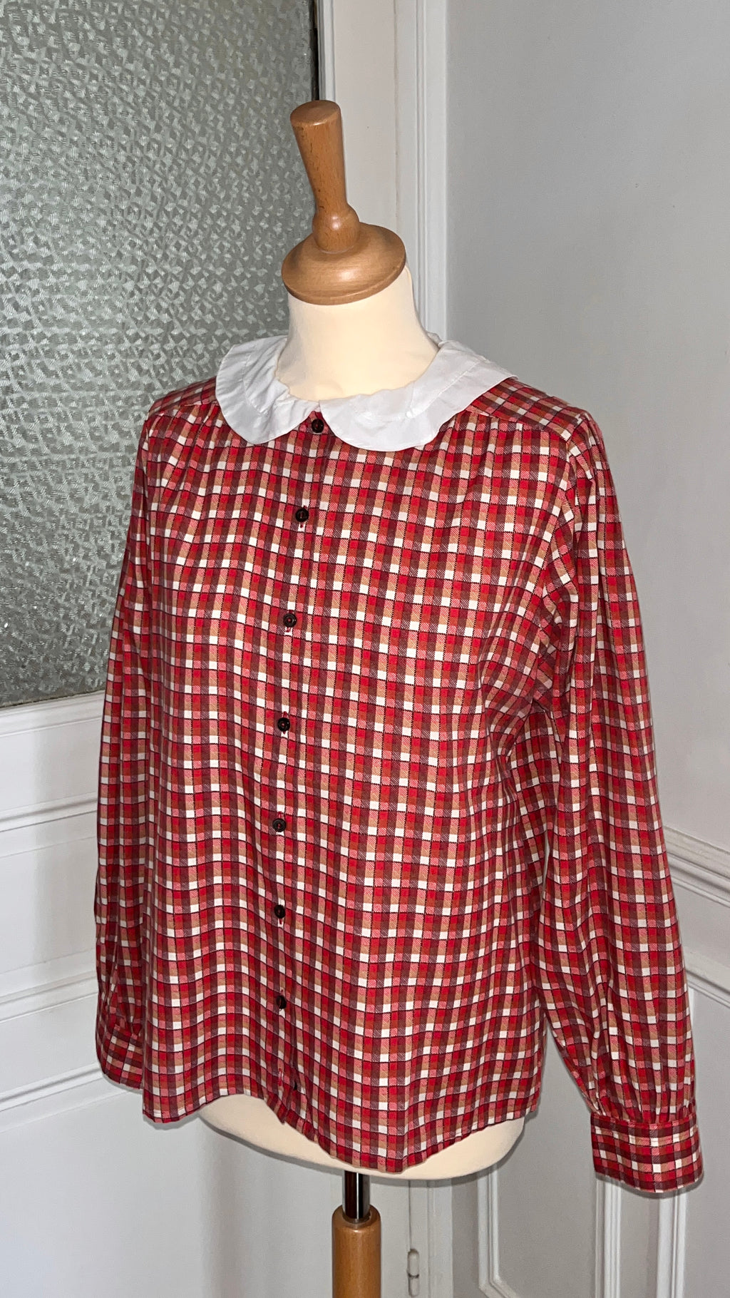 Chemisier col Claudine vintage - Du 38 au 42