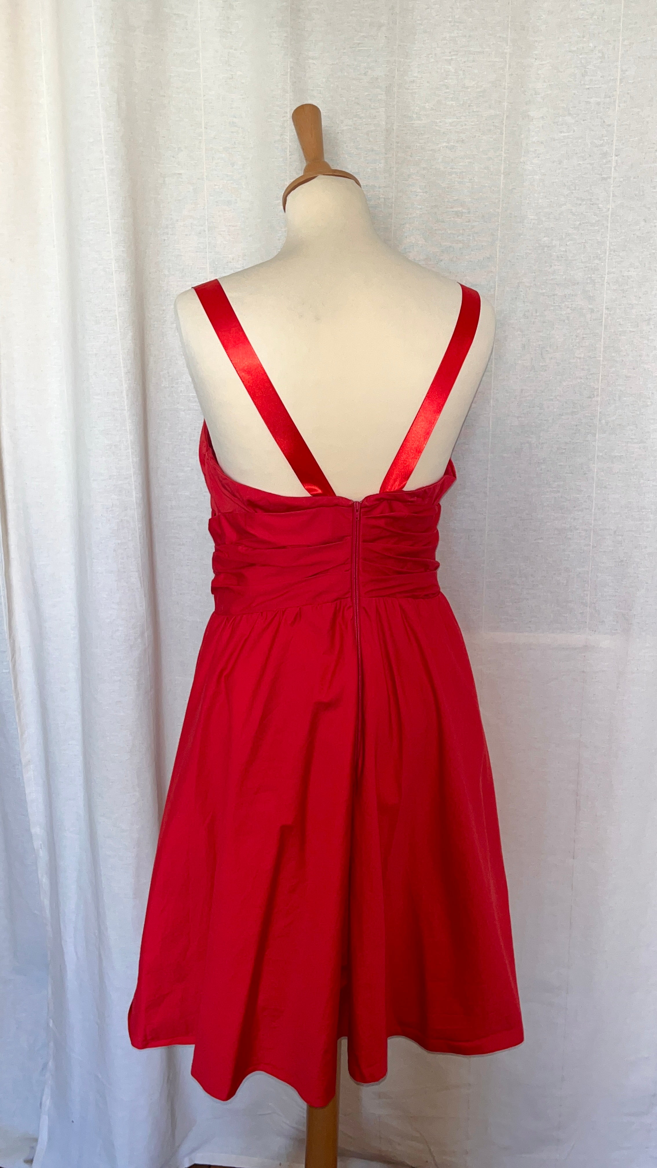 Robe rouge coquelicot - Taille 38