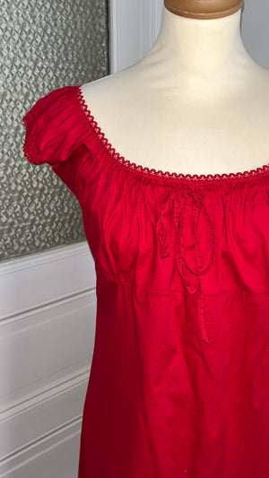 Robe rouge épaules dénudées - Du 38 au 44