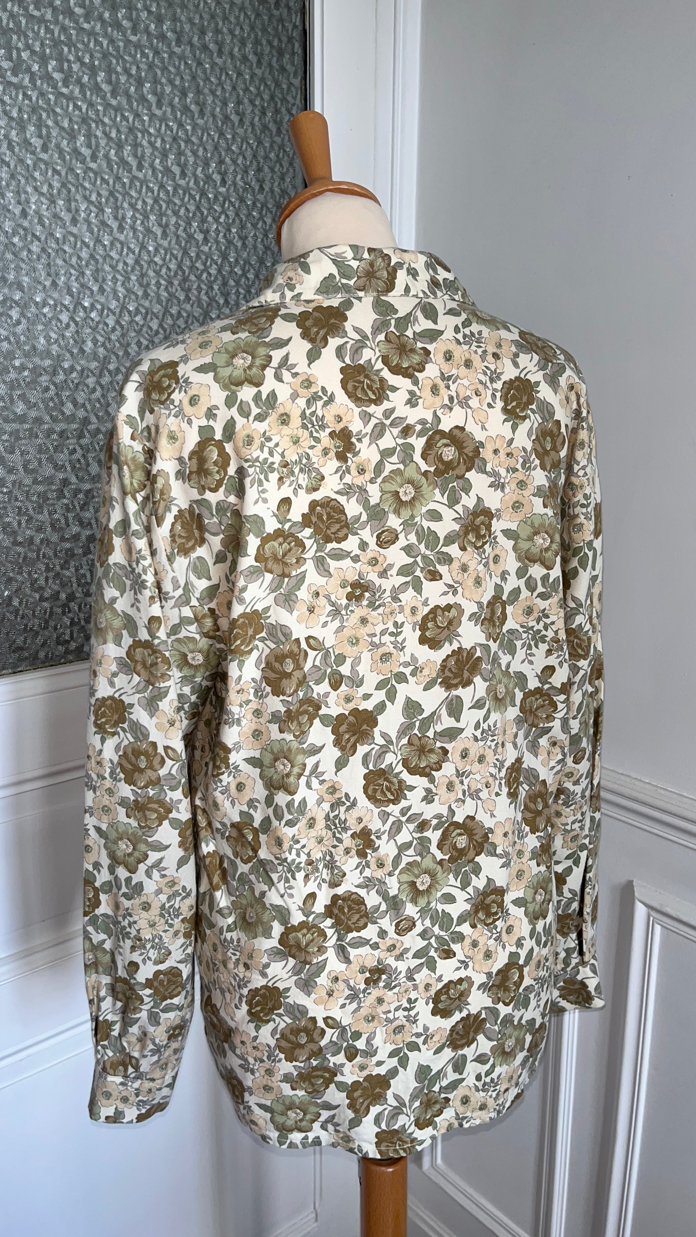 Chemisier flanelle vintage . Du 38 au 44