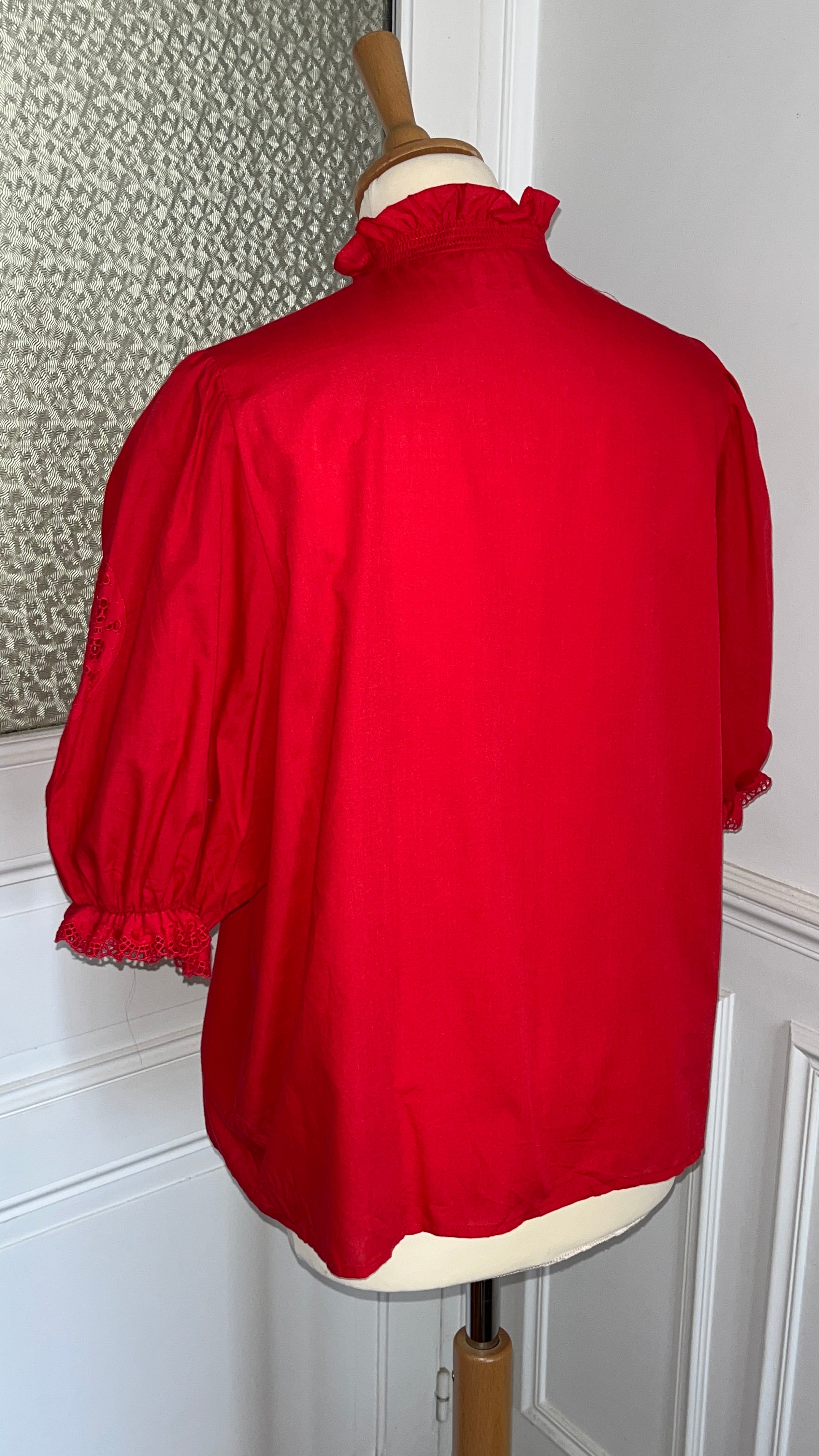 Chemisier broderie anglaise - Du 38 au 44