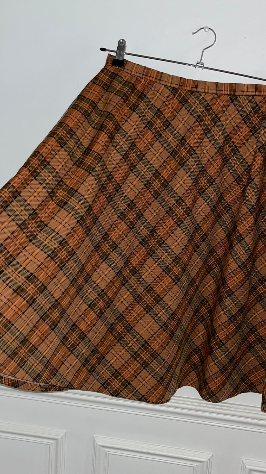 Jupe tartan vintage 70's - Taille 38/40