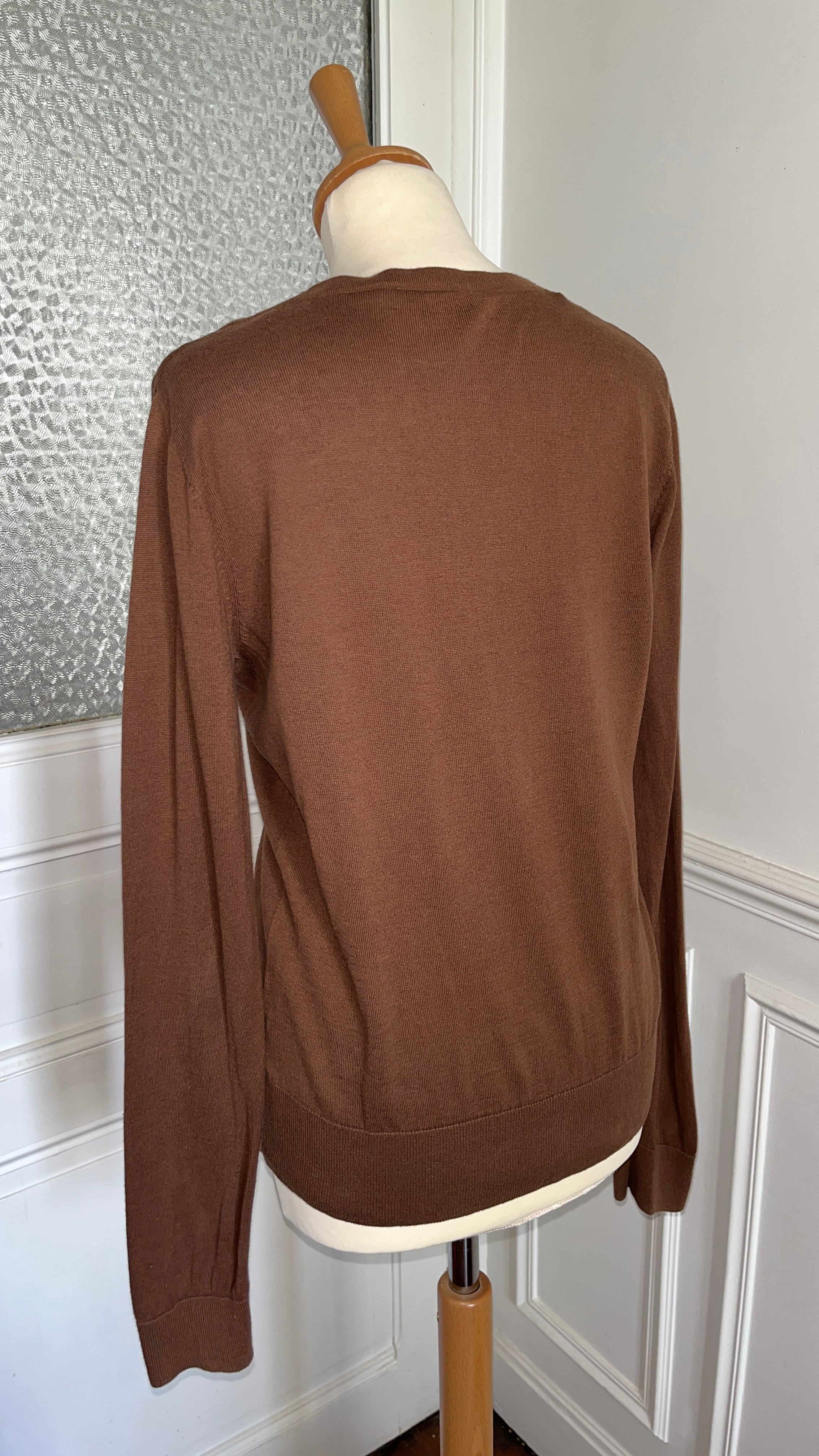 Cardigan chocolat - Du 38 au 42