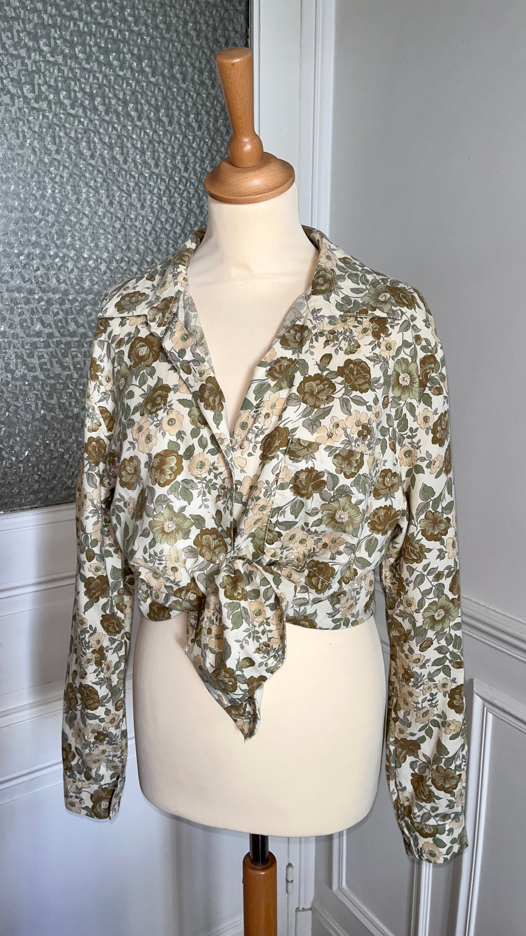 Chemisier flanelle vintage . Du 38 au 44